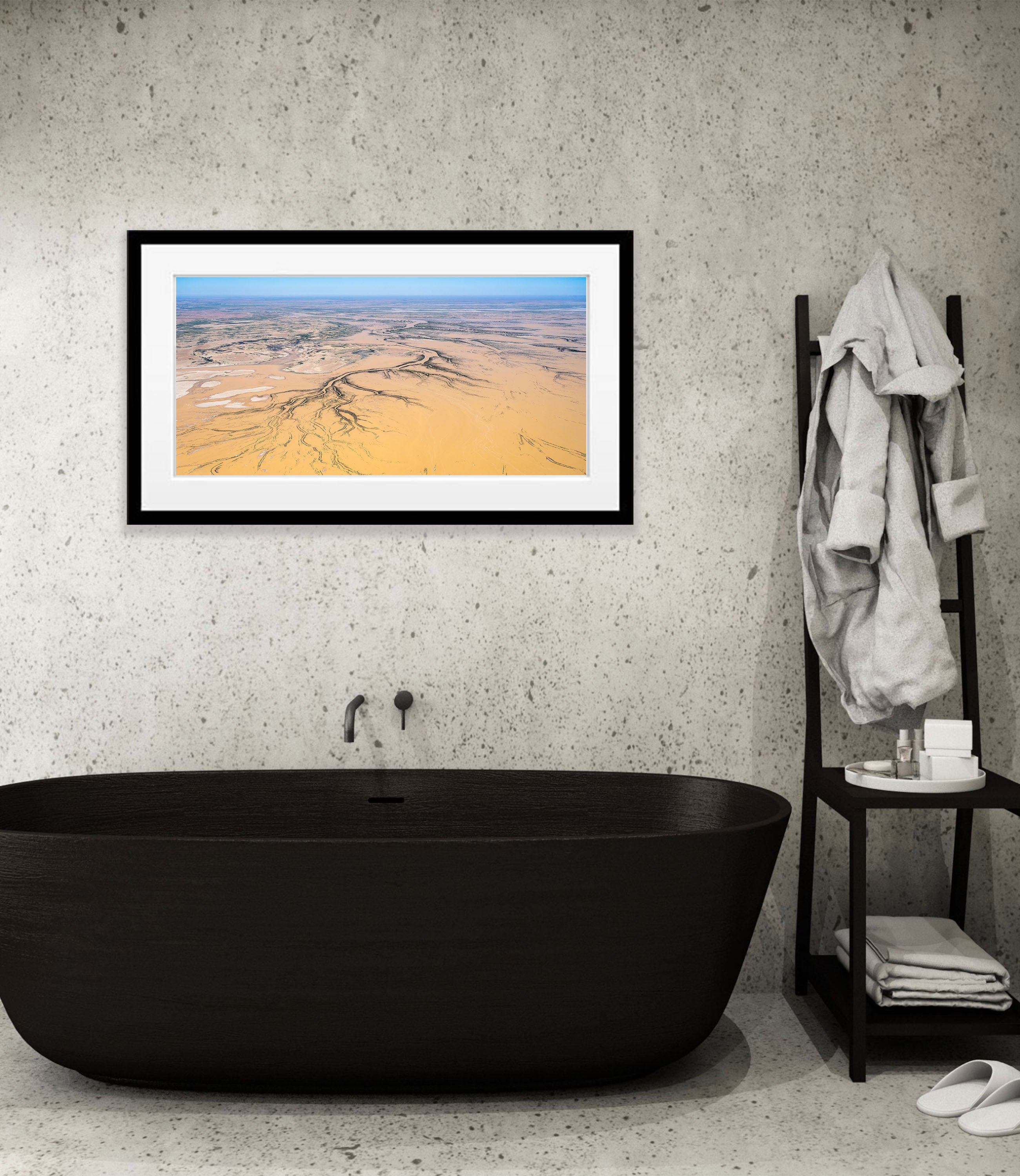 Neales Delta in flood No.3, Kati Thanda-Lake Eyre