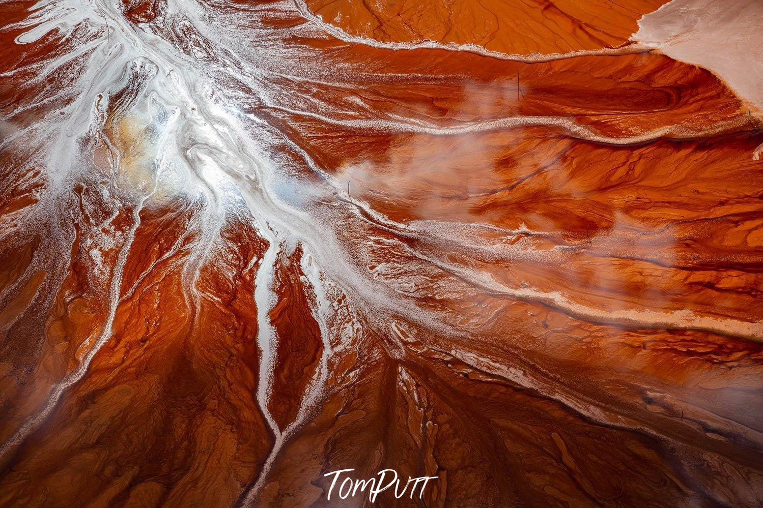 Lightening texture on a desert-like land, Perth Mine Sites #8