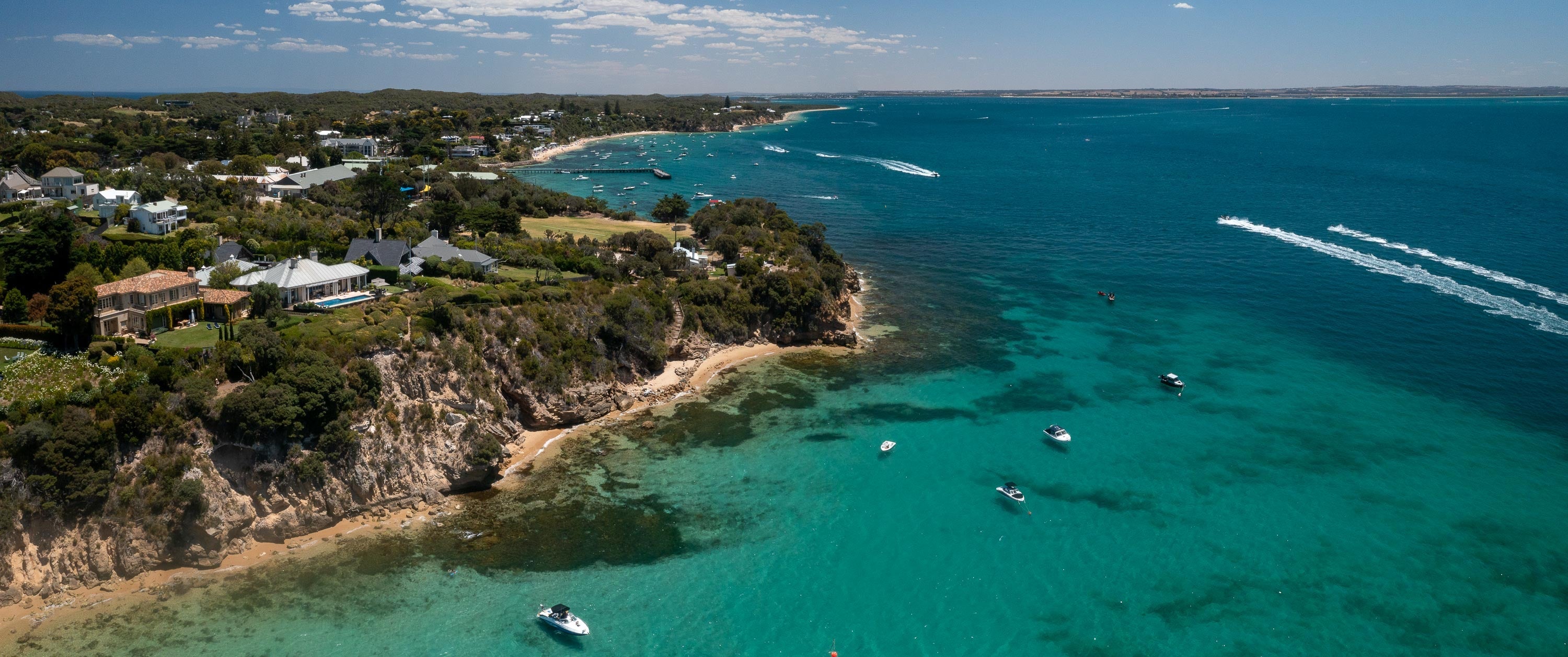 Point Franklin, Portsea from above