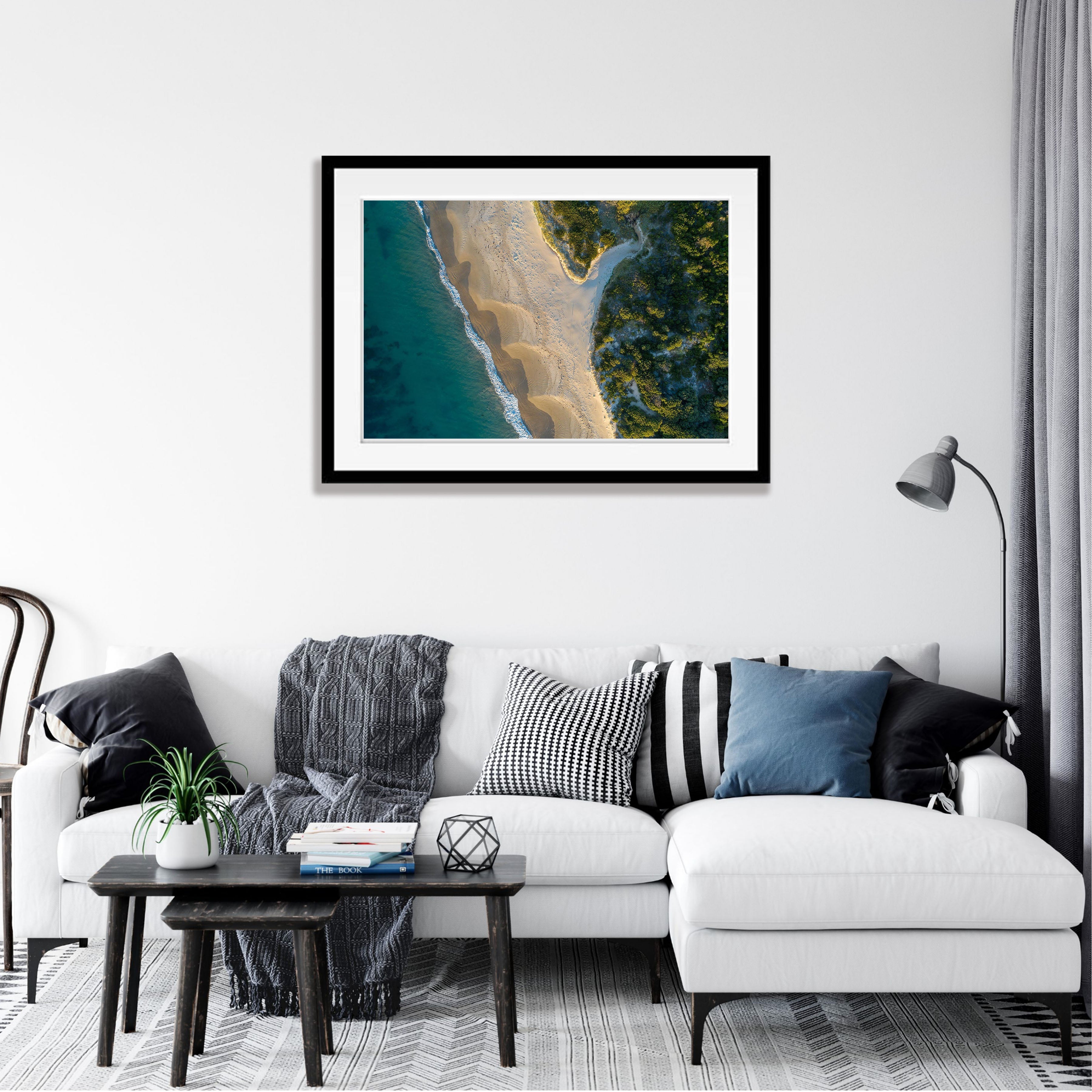 Point Leo Beach from above, Mornington Peninsula, VIC