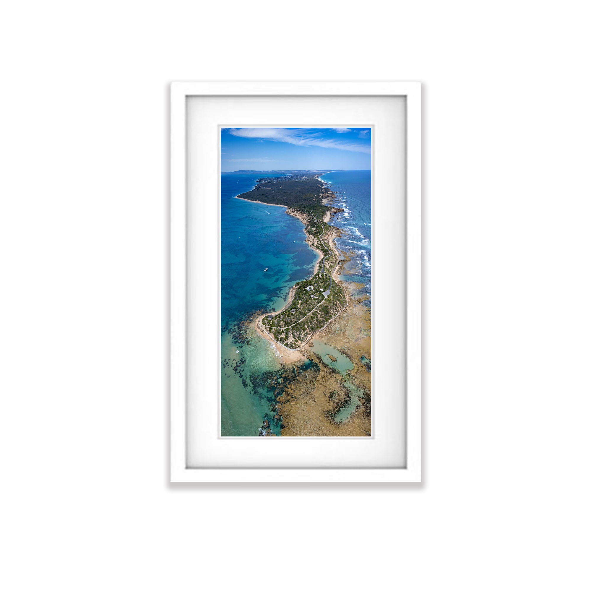 Point Nepean from above in summer, Portsea