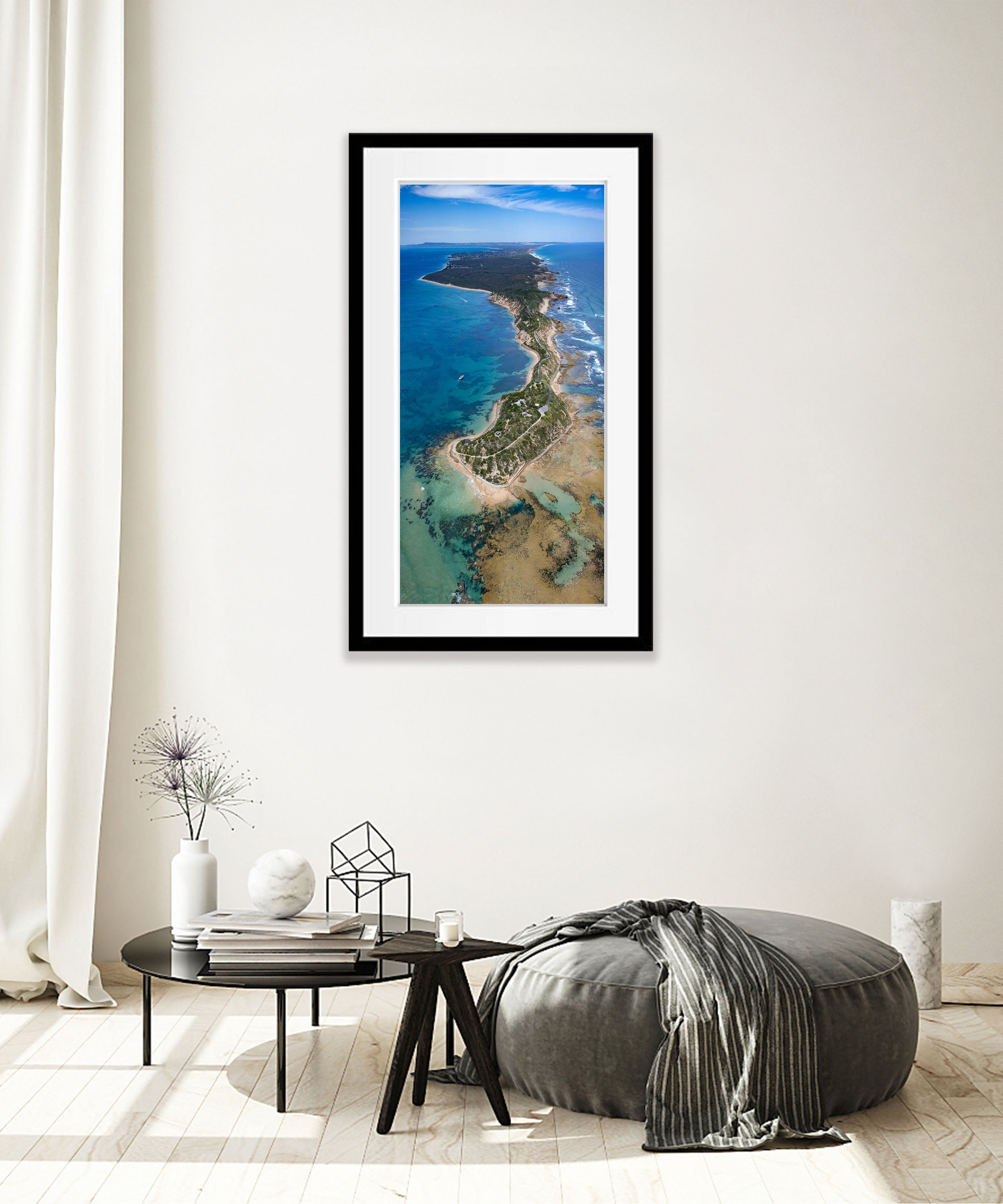 Point Nepean from above in summer, Portsea
