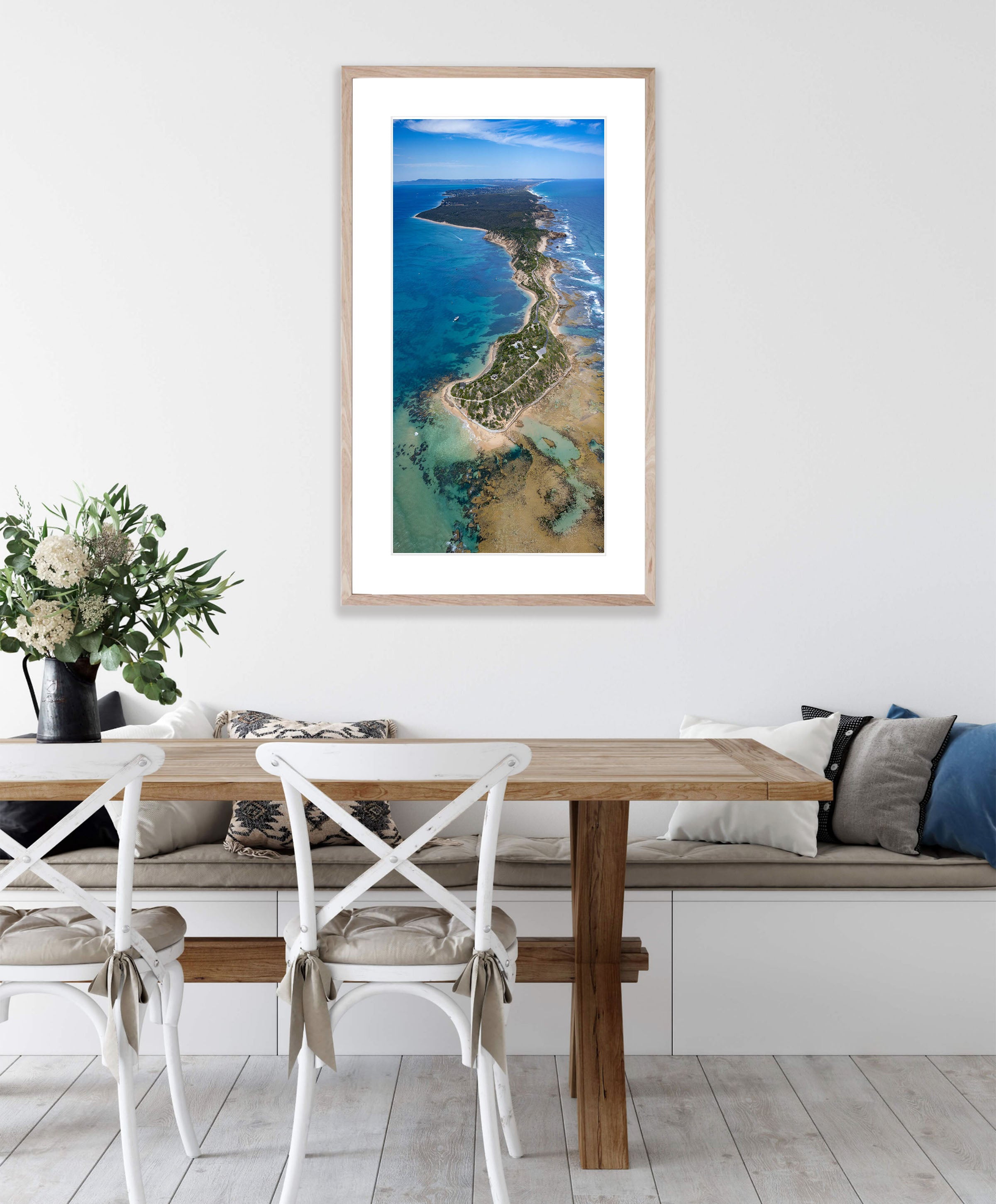 Point Nepean from above in summer, Portsea