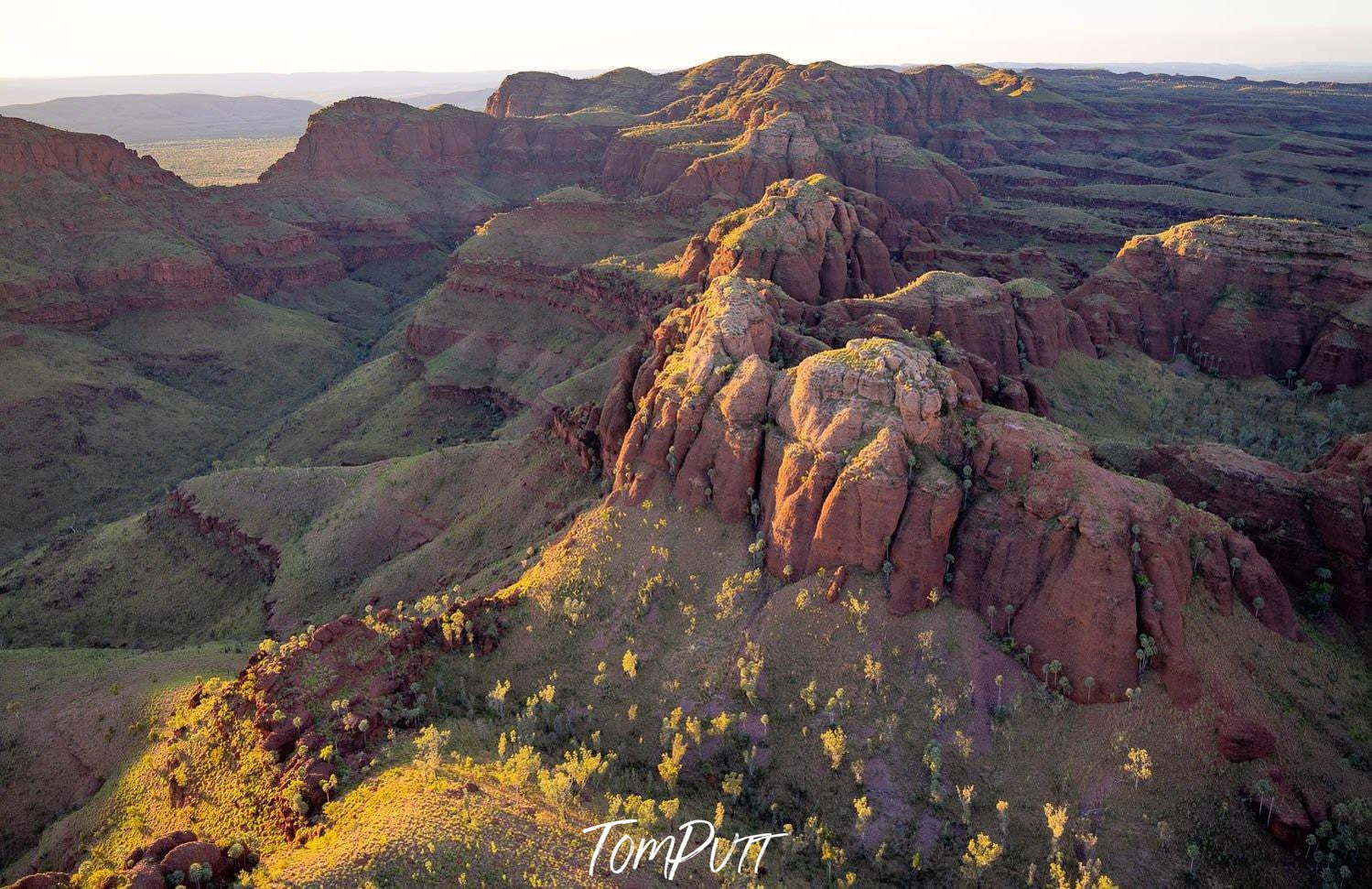 Mountains peak skyline with a lite effect of sunlight, Ragged Range #12, The Kimberley, Western Australia