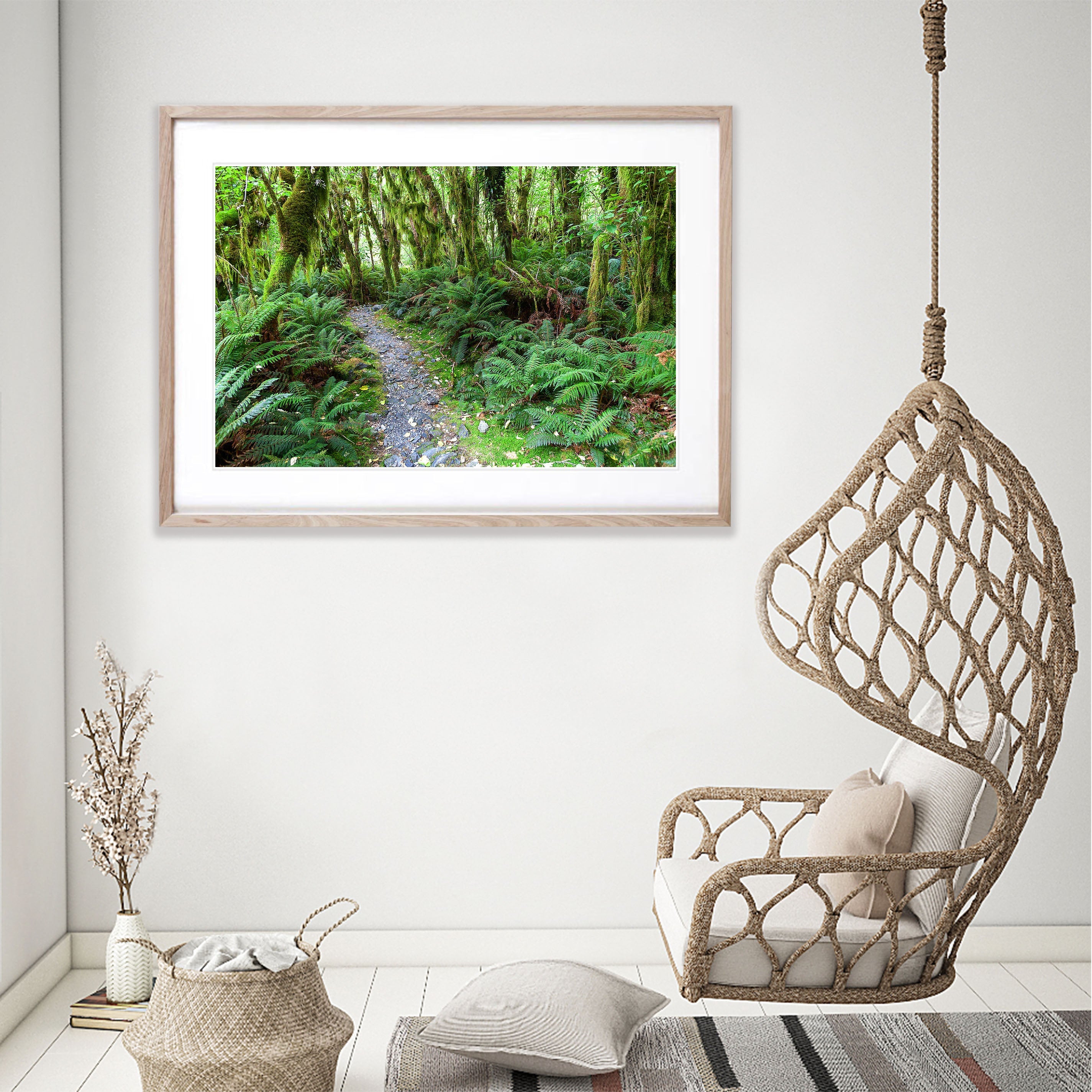 Rainforest near Arthur River, Milford Track - New Zealand