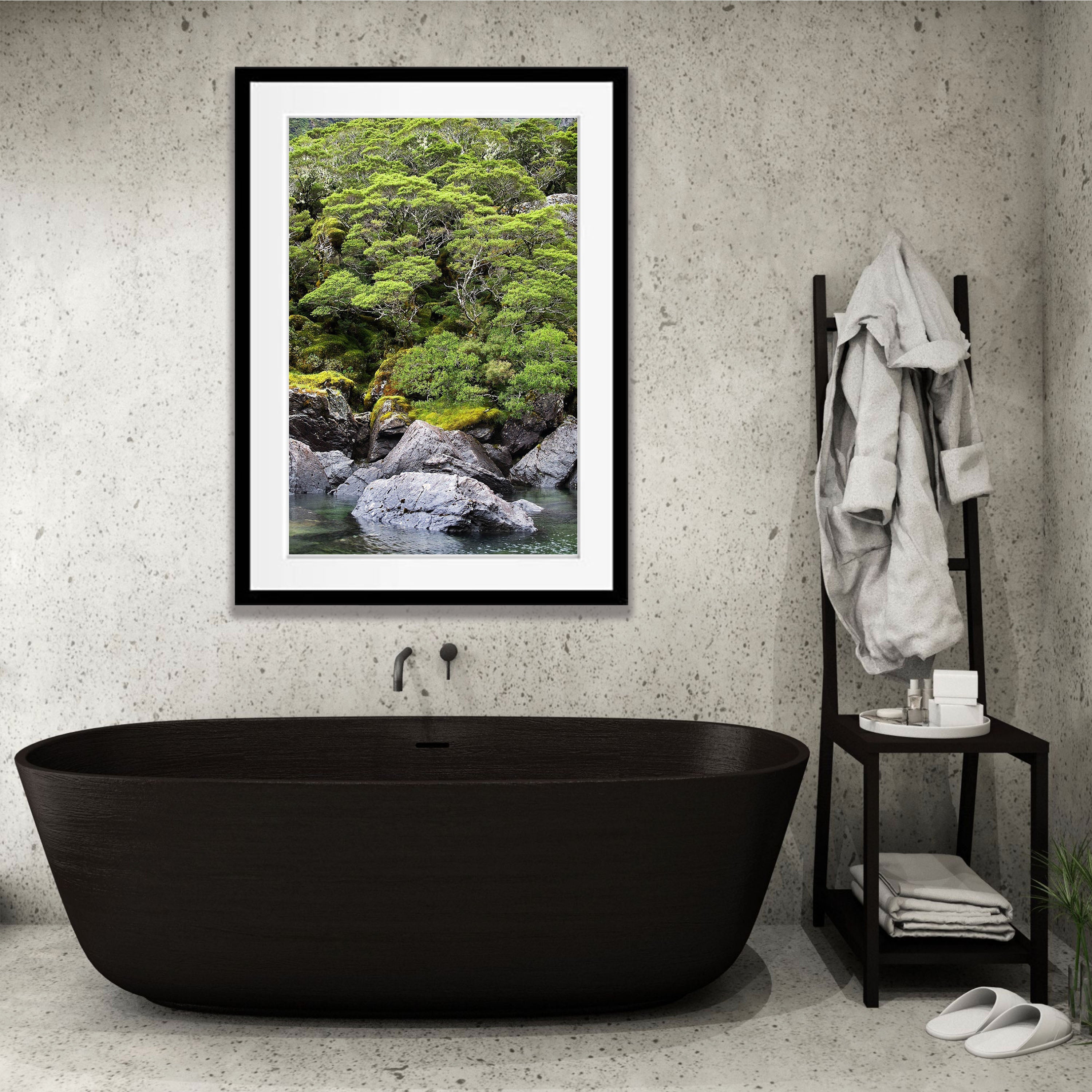 Rainforest surrounding Lake MacKenzie, Routeburn Track - New Zealand