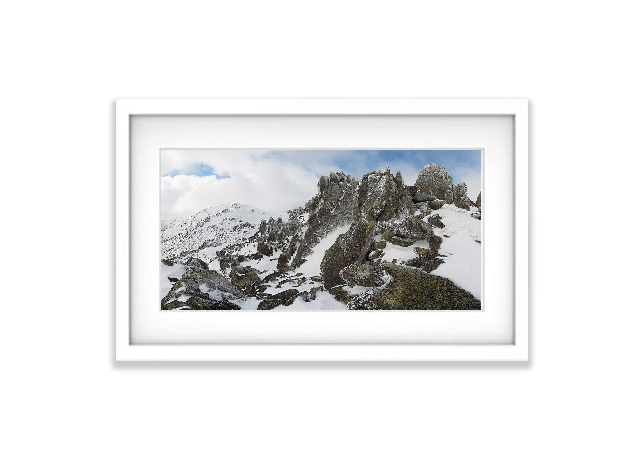 Ramshead Range in winter, Snowy Mountains, New South Wales