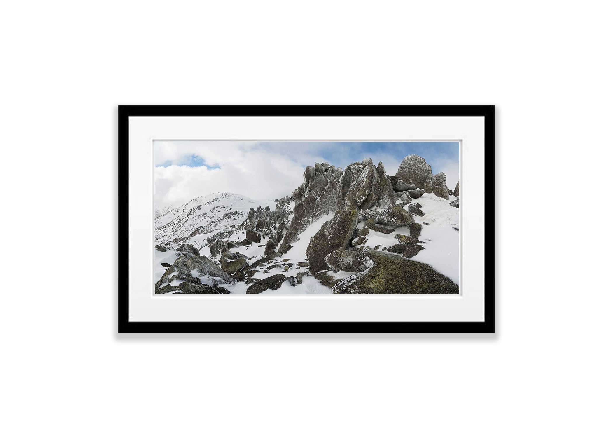 Ramshead Range in winter, Snowy Mountains, New South Wales