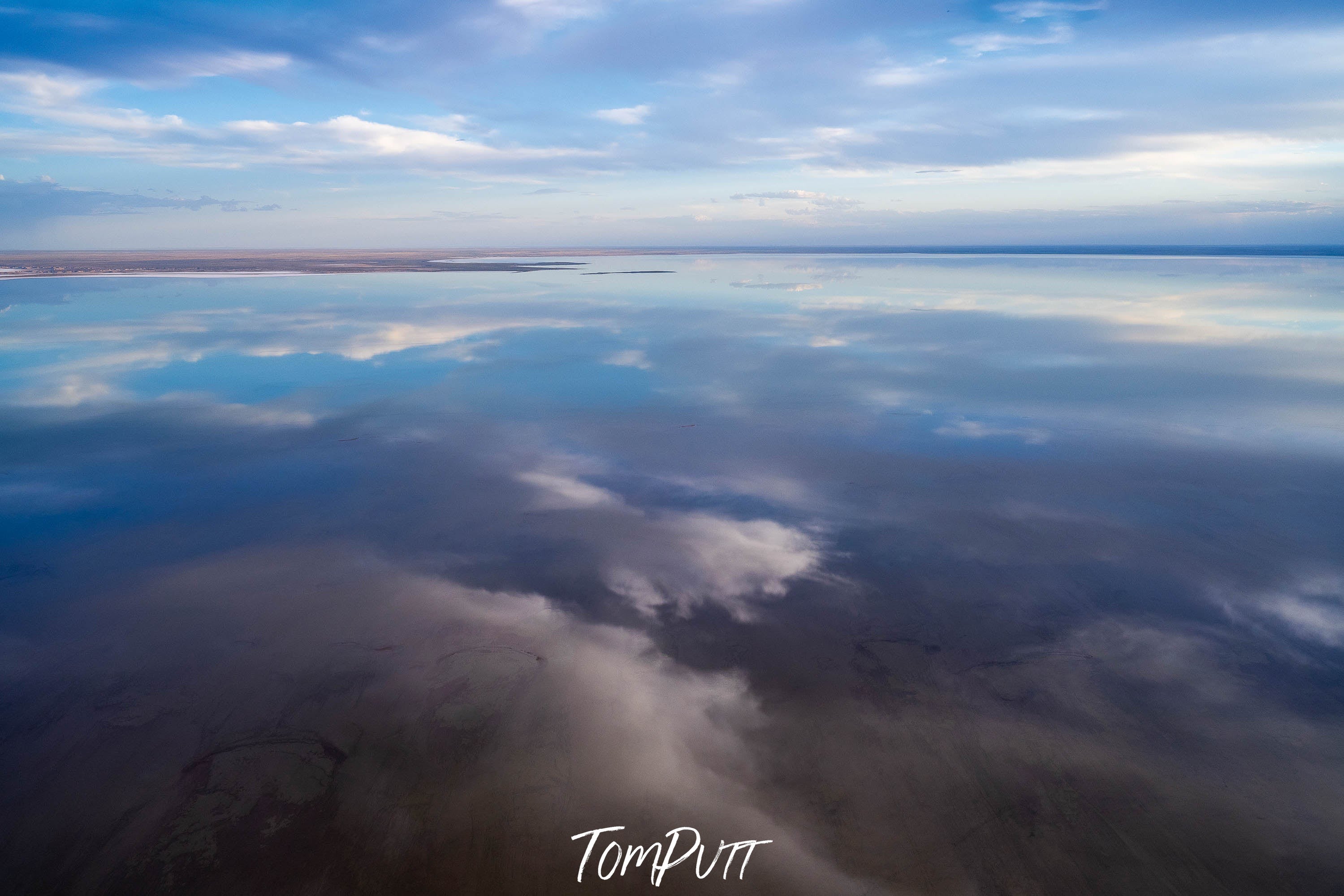 Reflections on Belt Bay, Lake Eyre, SA