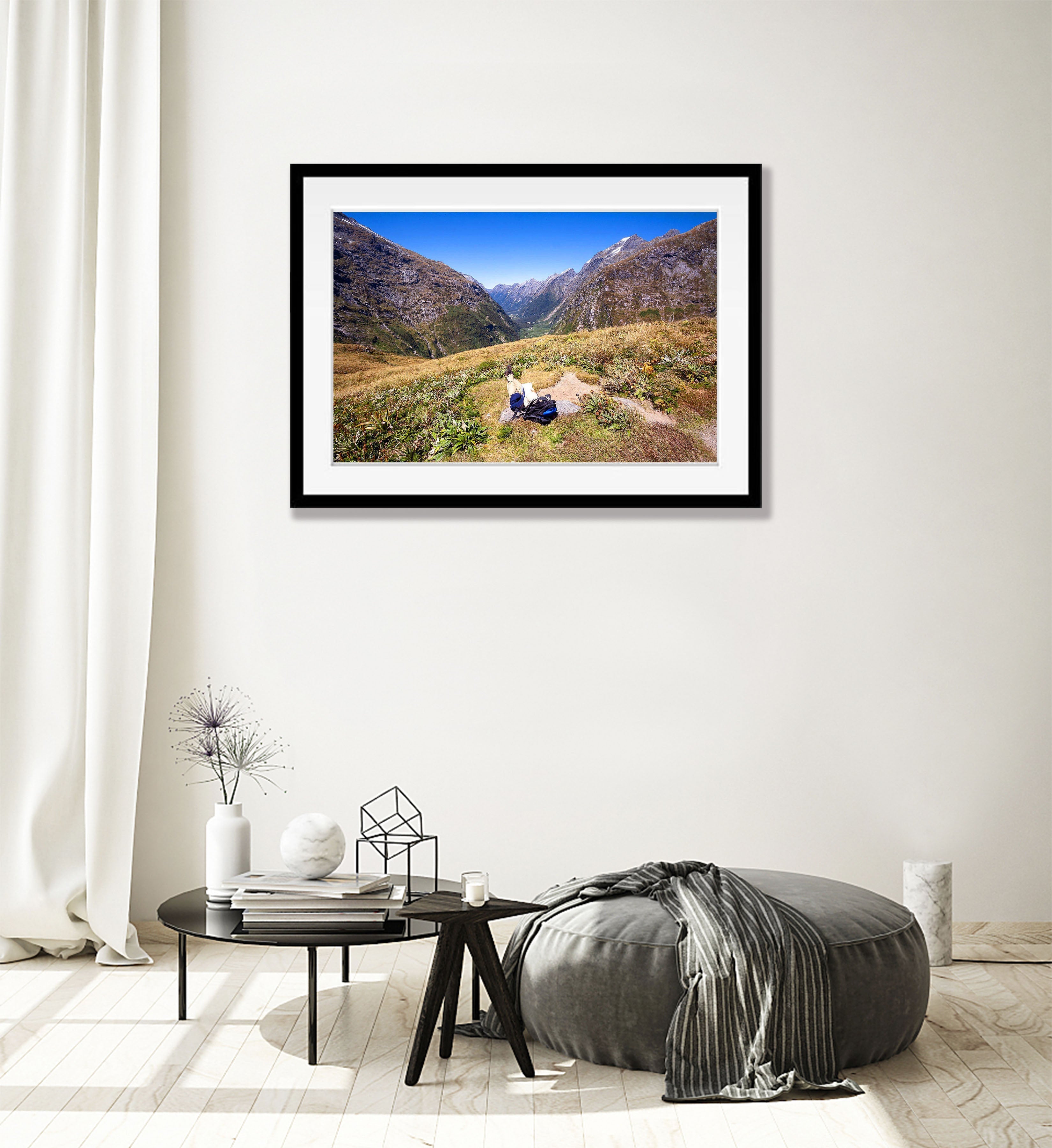 Relaxing at the Clinton Valley, Milford Track - New Zealand