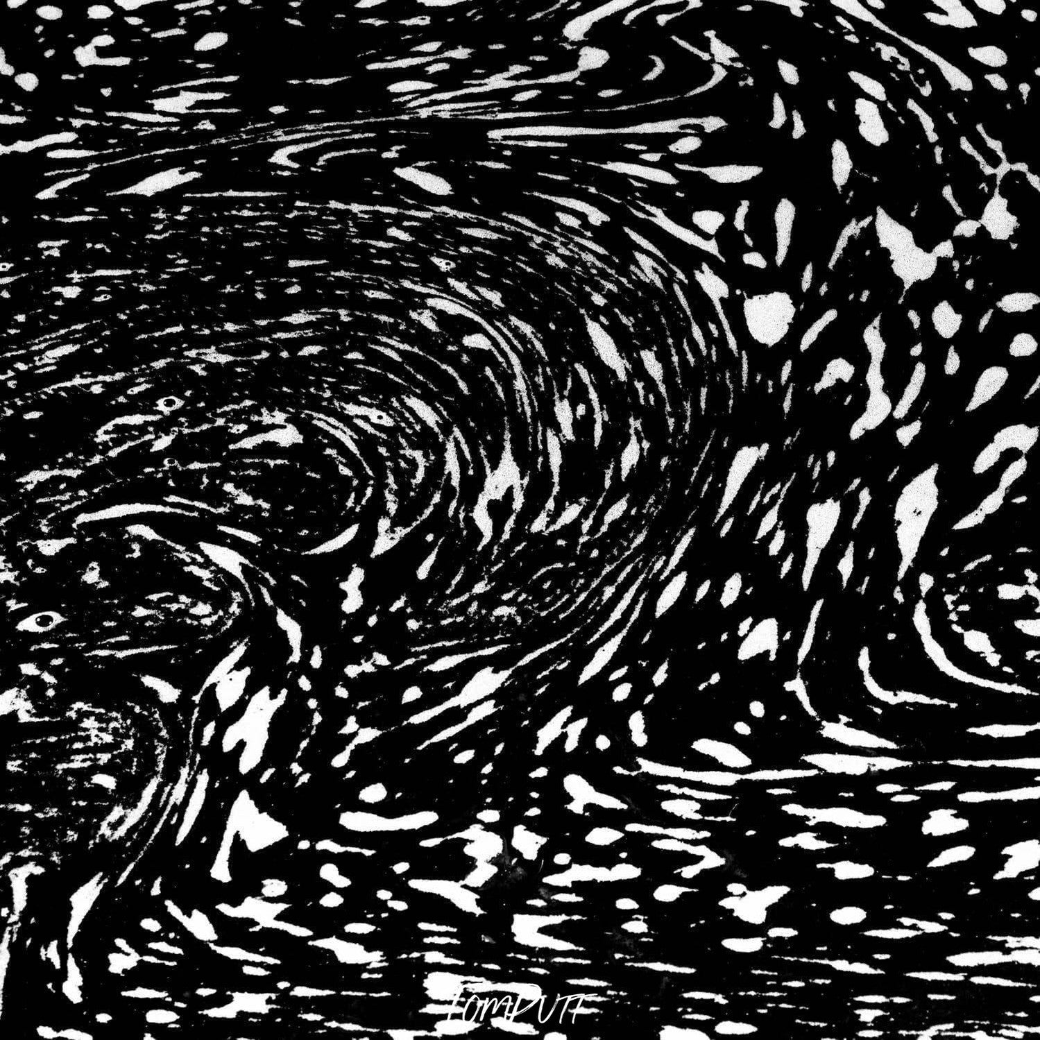 Unique patterns of flowing waves with some bubbles over, River patterns - Karijini, The Pilbara