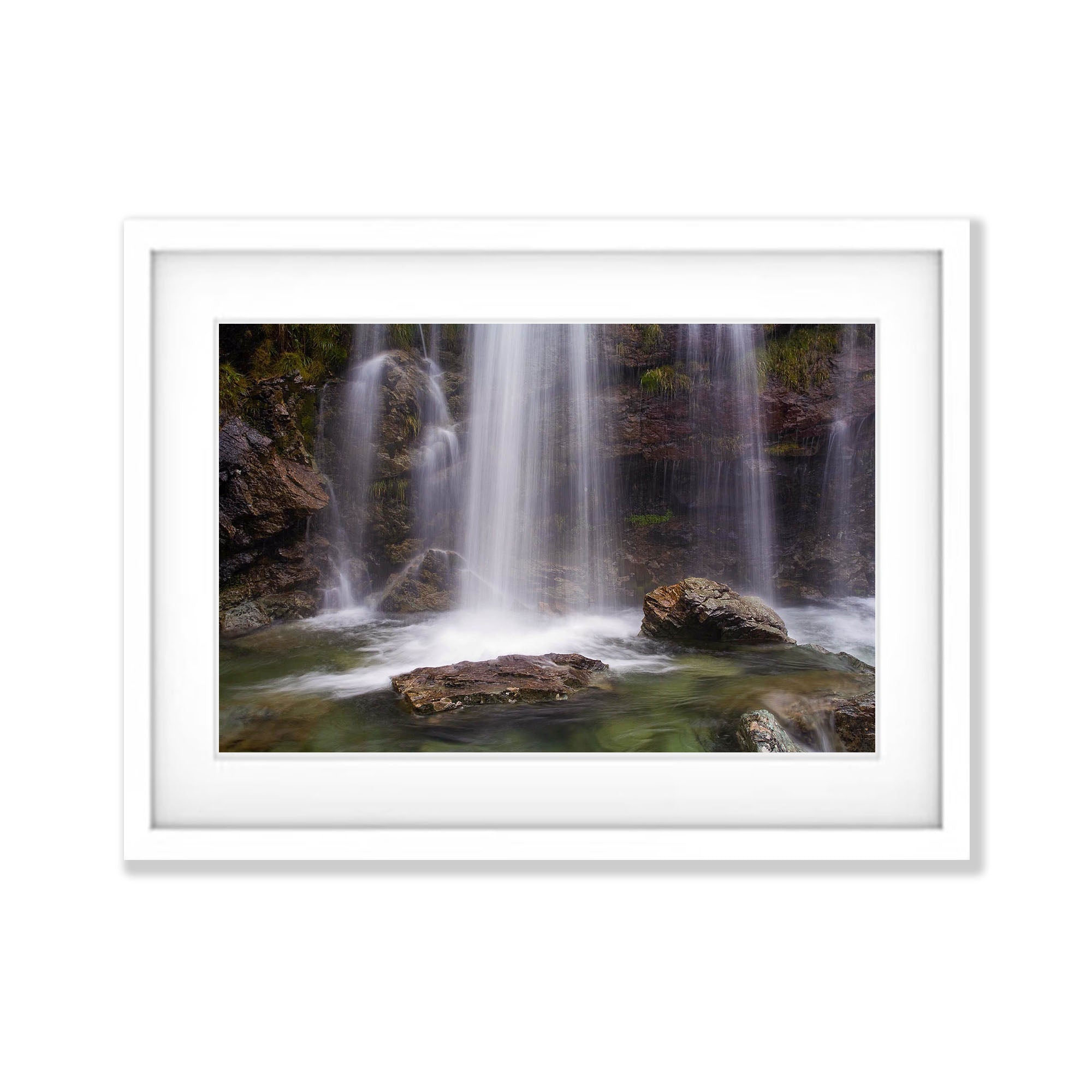 Routeburn Falls abstract, Routeburn Track - New Zealand