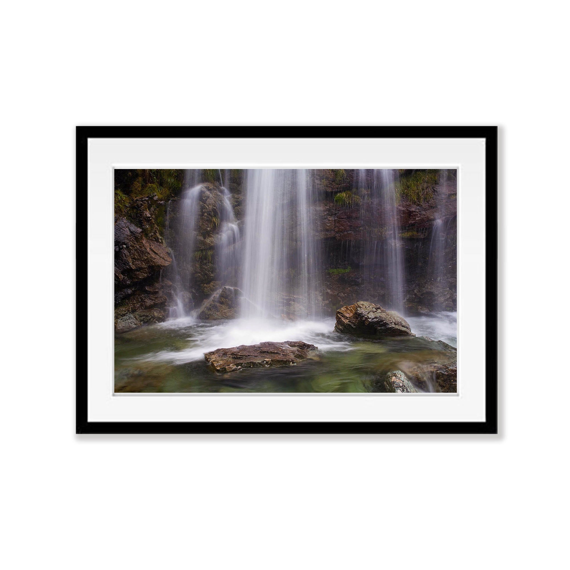 Routeburn Falls abstract, Routeburn Track - New Zealand