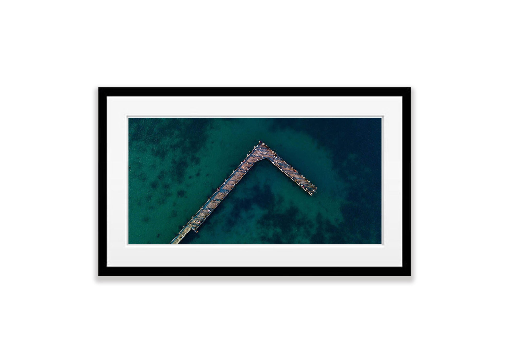 Rye Pier from above, Mornington Peninsula, VIC