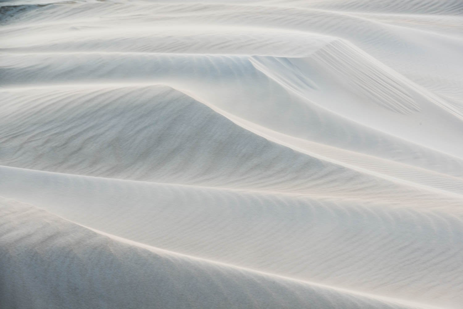 Big sand waves in a desert, Sand Blown, Eyre Peninsula
