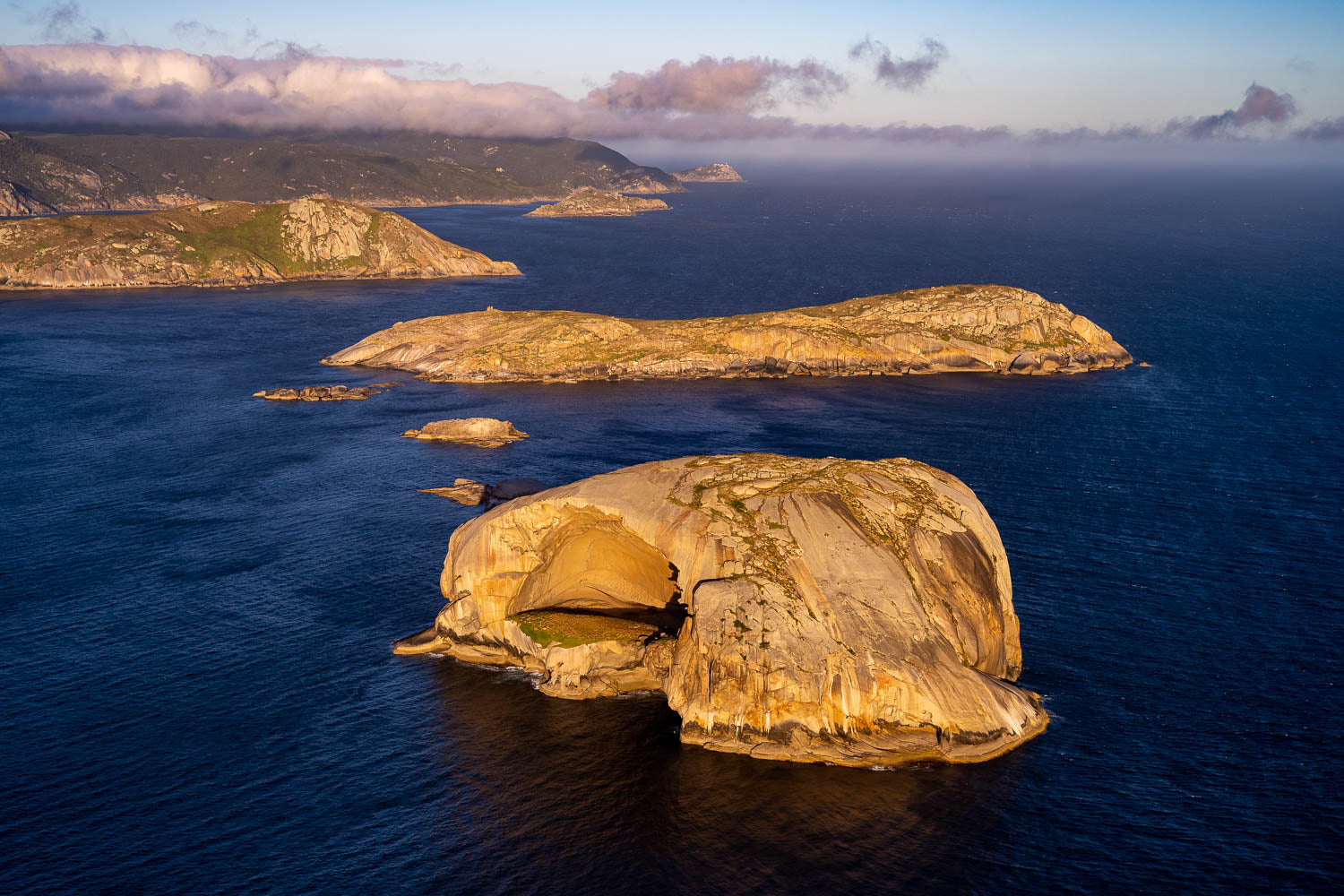 Scull Rock from above, Wilson's Promontory