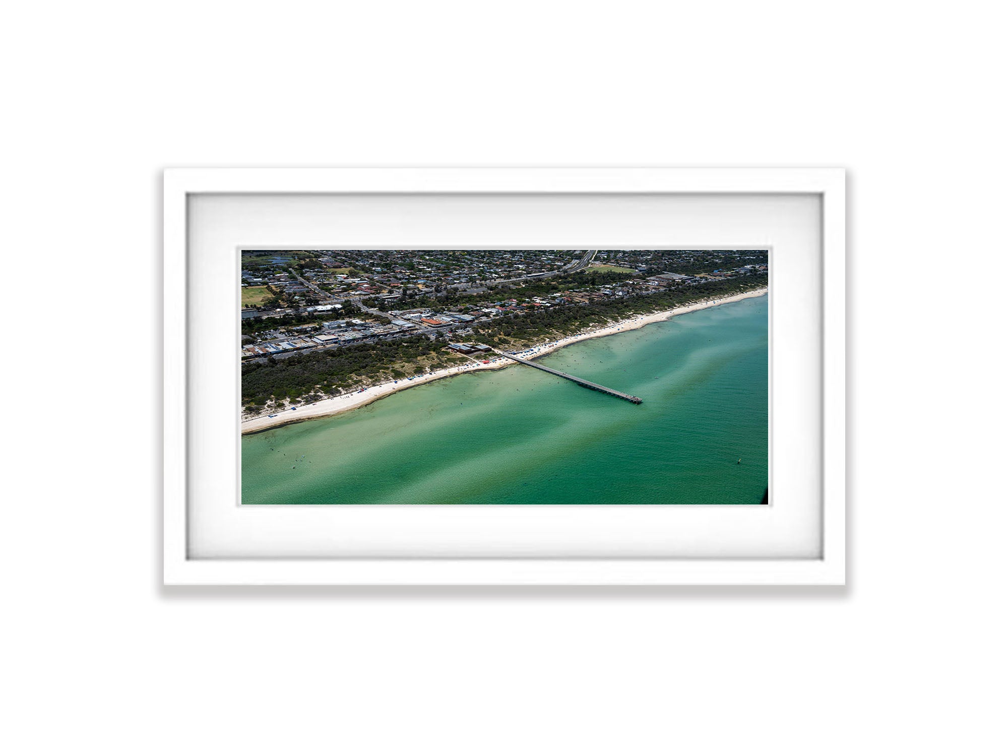 Seaford Pier from above