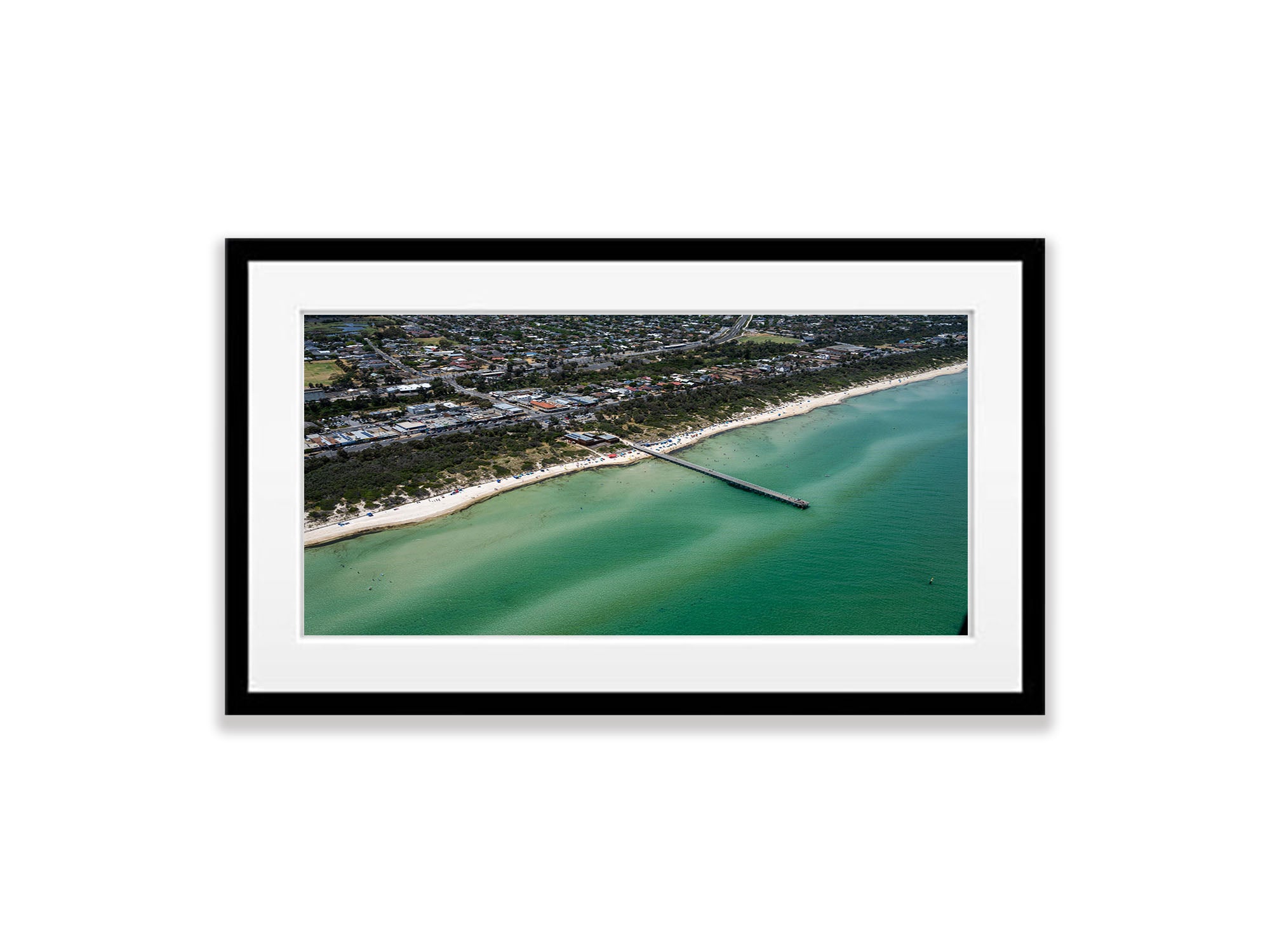 Seaford Pier from above