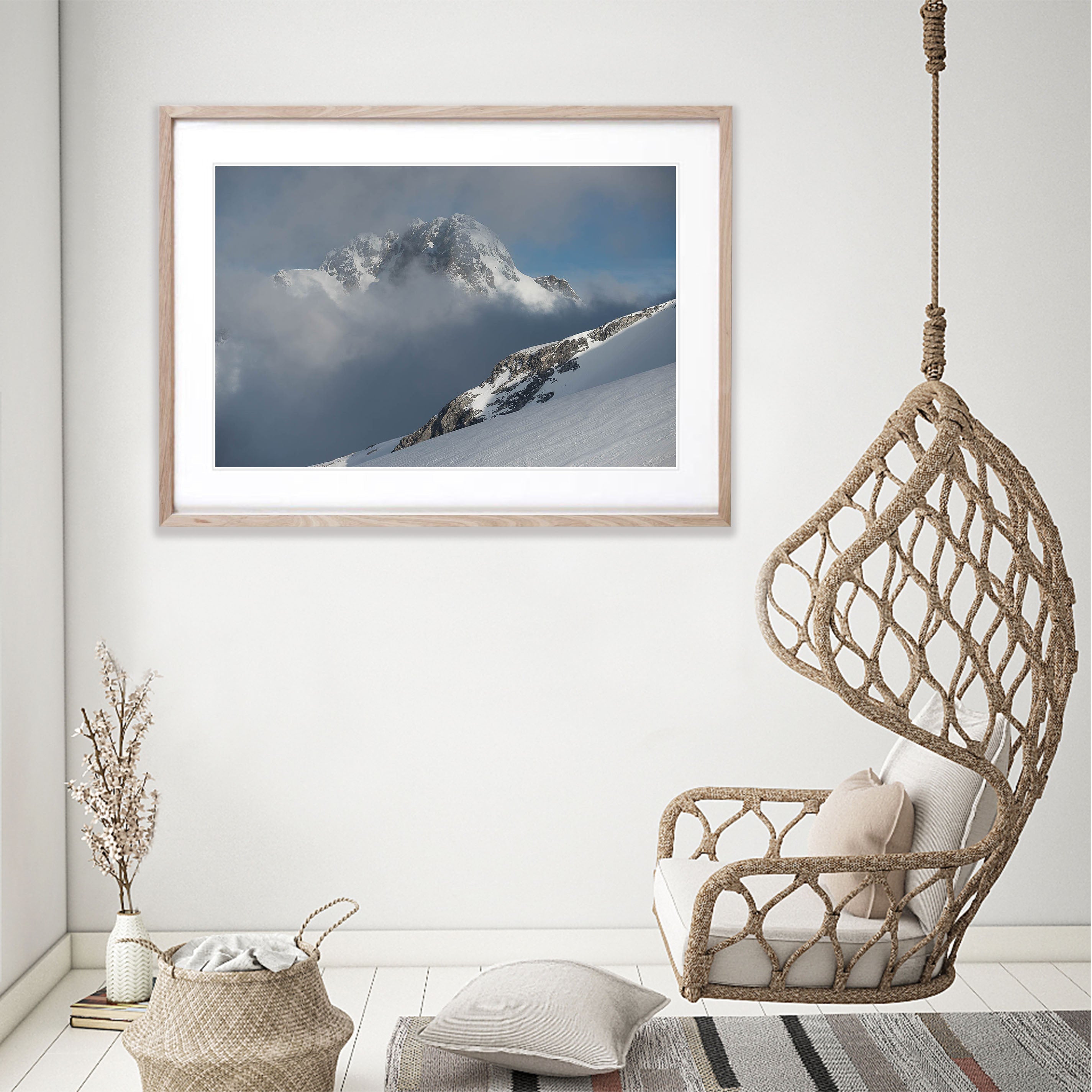 Snow-covered Mountains, South Island, New Zealand