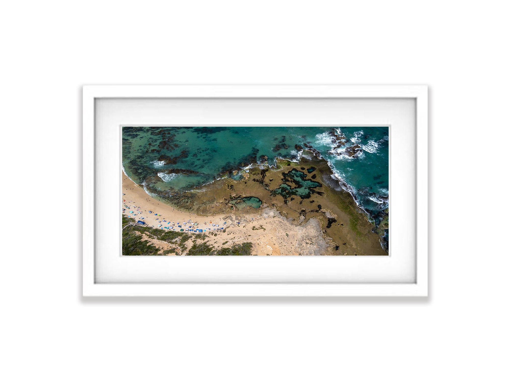 Sorrento Rock Pools from above