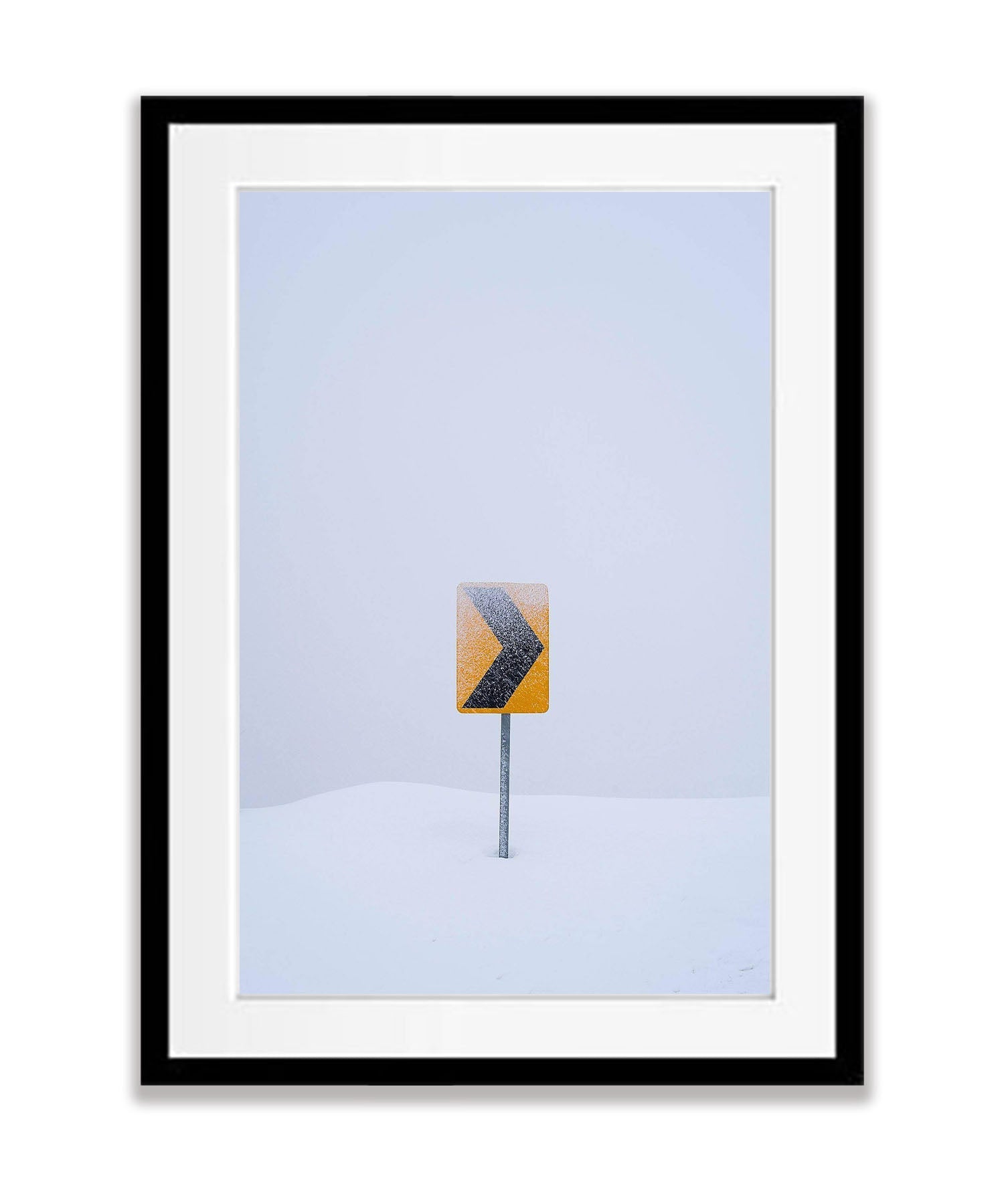 Stay Right (road sign), Mt Hotham, Victoria