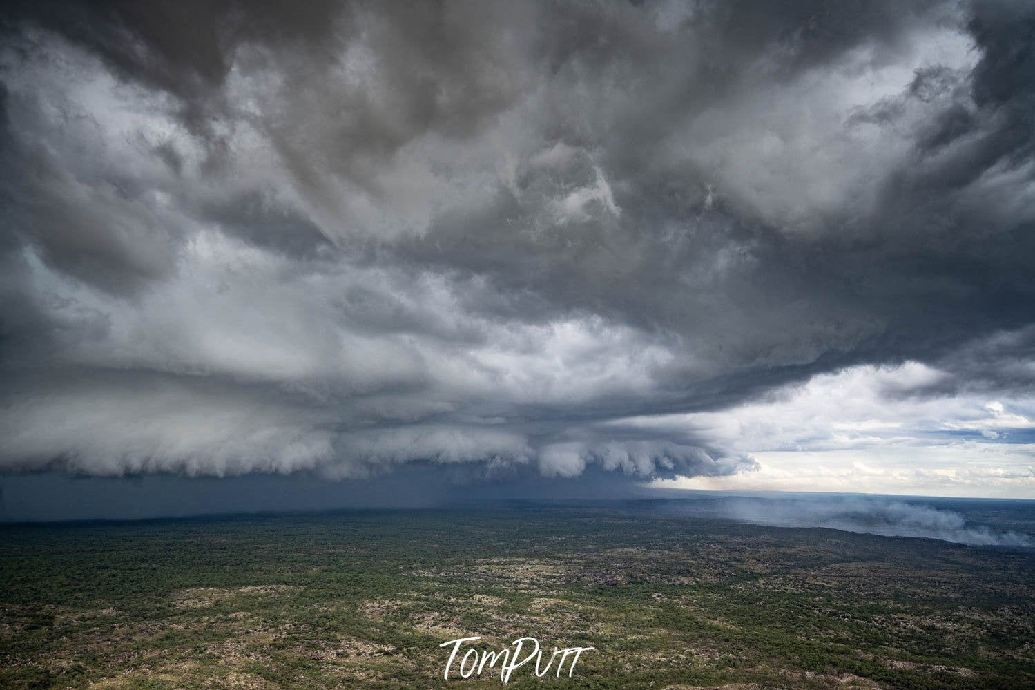 Stormy clouds over the lake, Storm Front - The Kimberley, WA