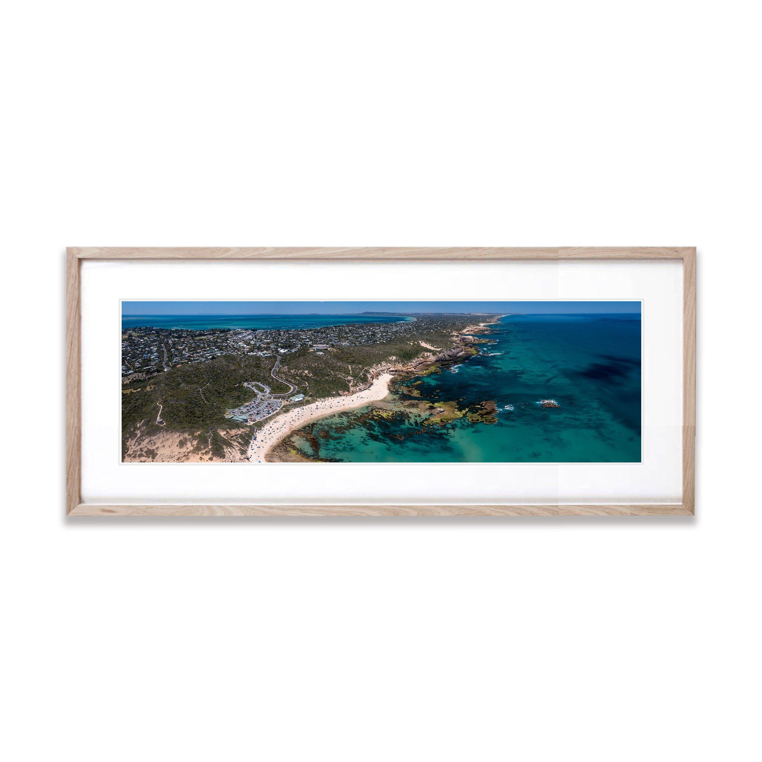 Summer at Sorrento Back Beach from above