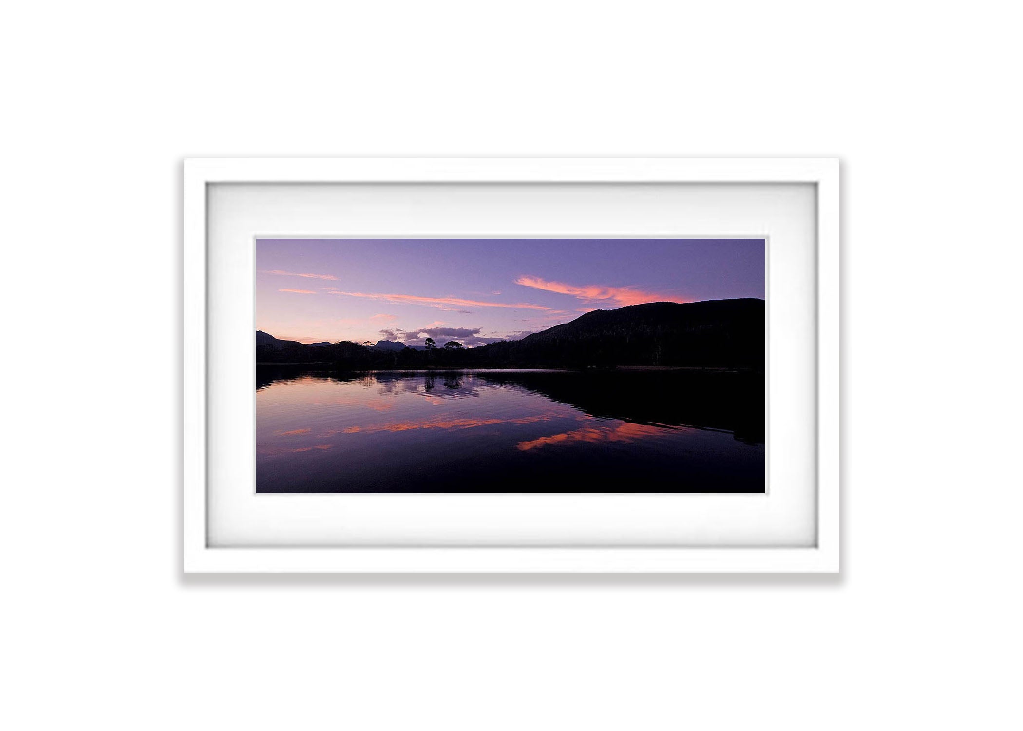 Sunset Reflections in Lake St Clair, Overland Track, Tasmania