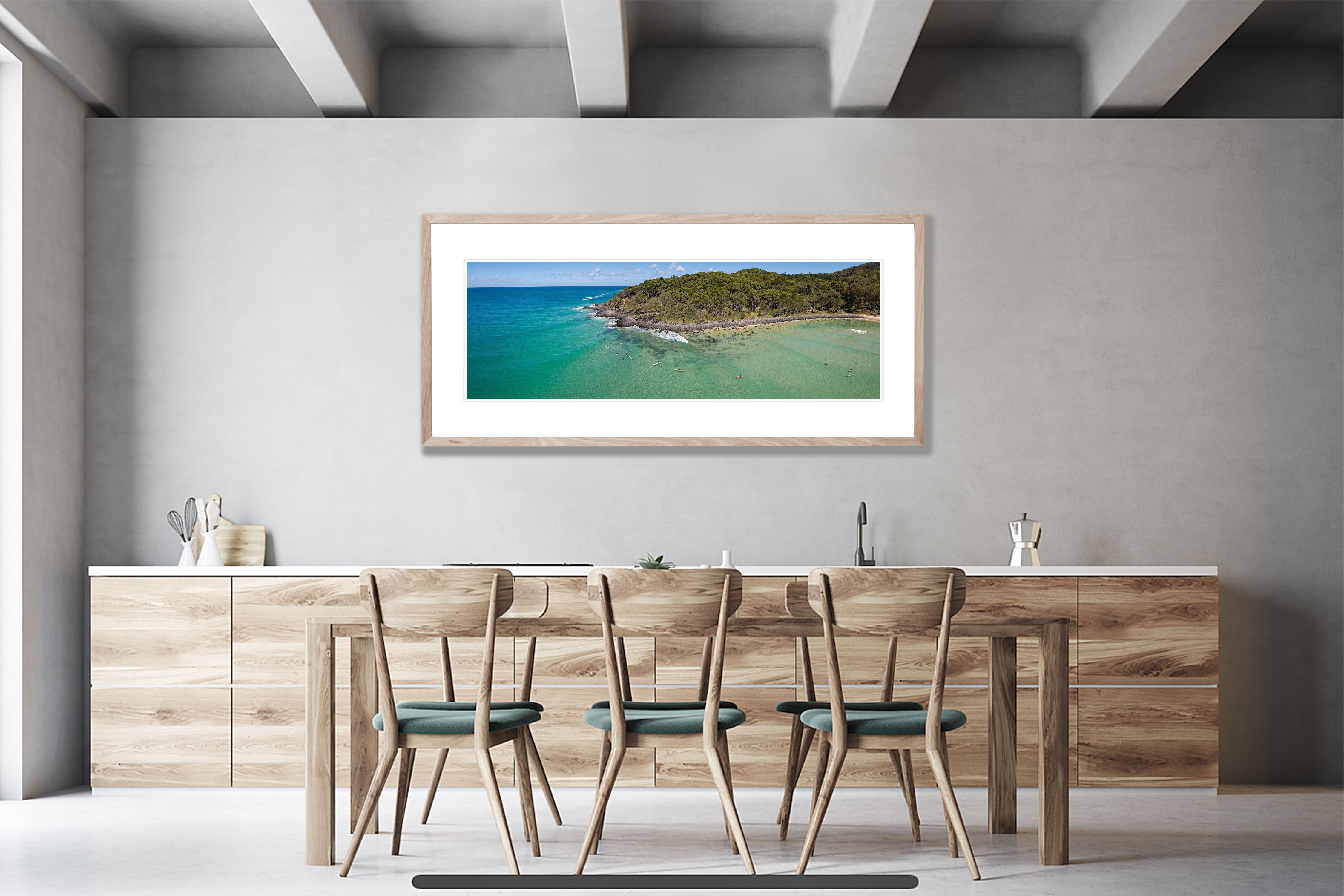 Surfers, Noosa National Park from above, Queensland