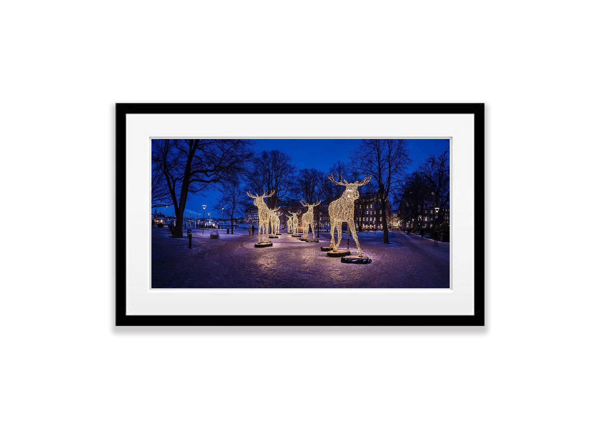 Xmas decorations, Stockholm, Sweden
