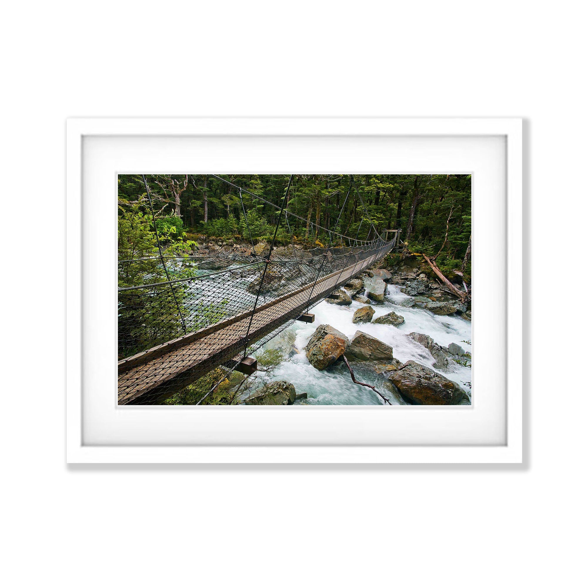 Swing Bridge, Routeburn Track - New Zealand