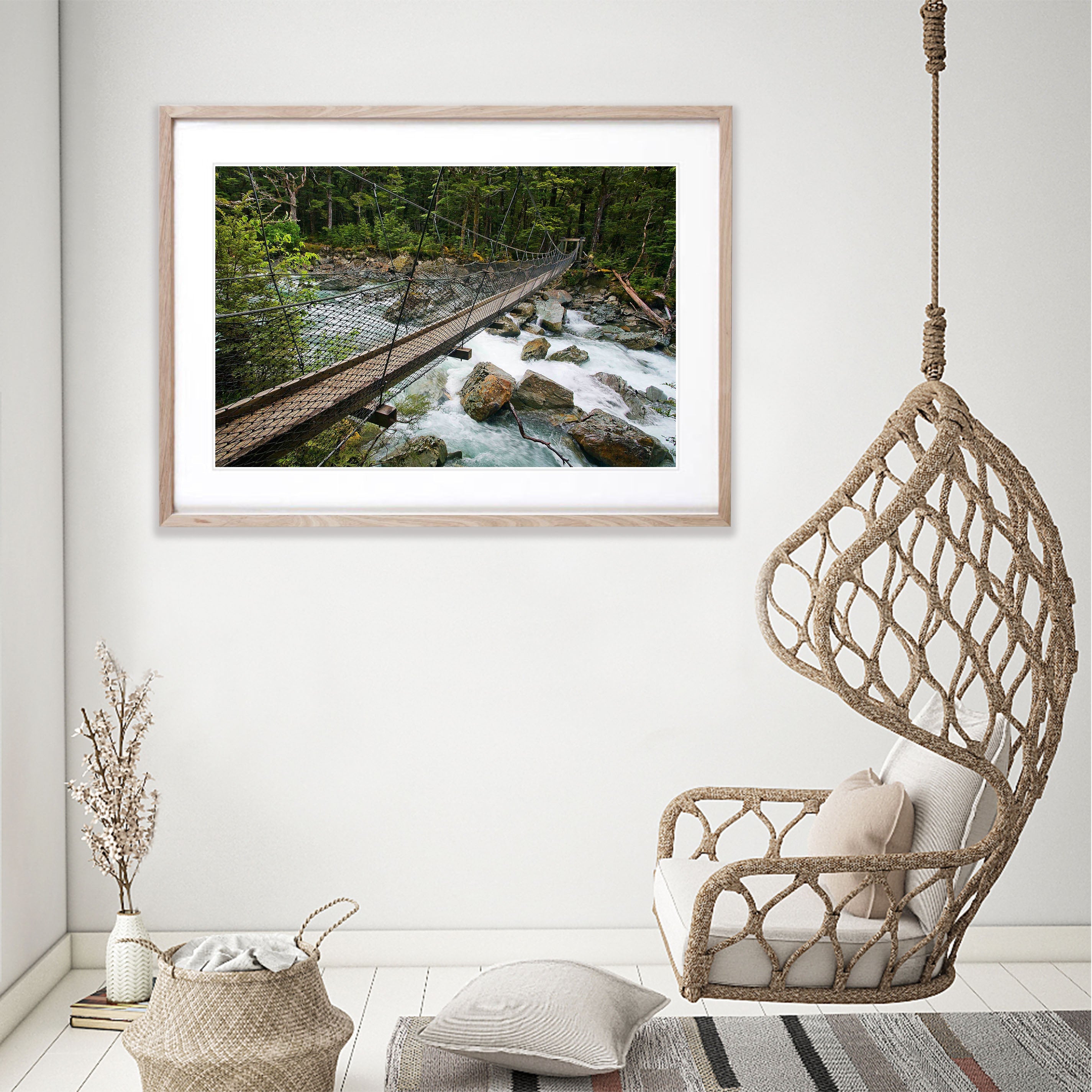 Swing Bridge, Routeburn Track - New Zealand