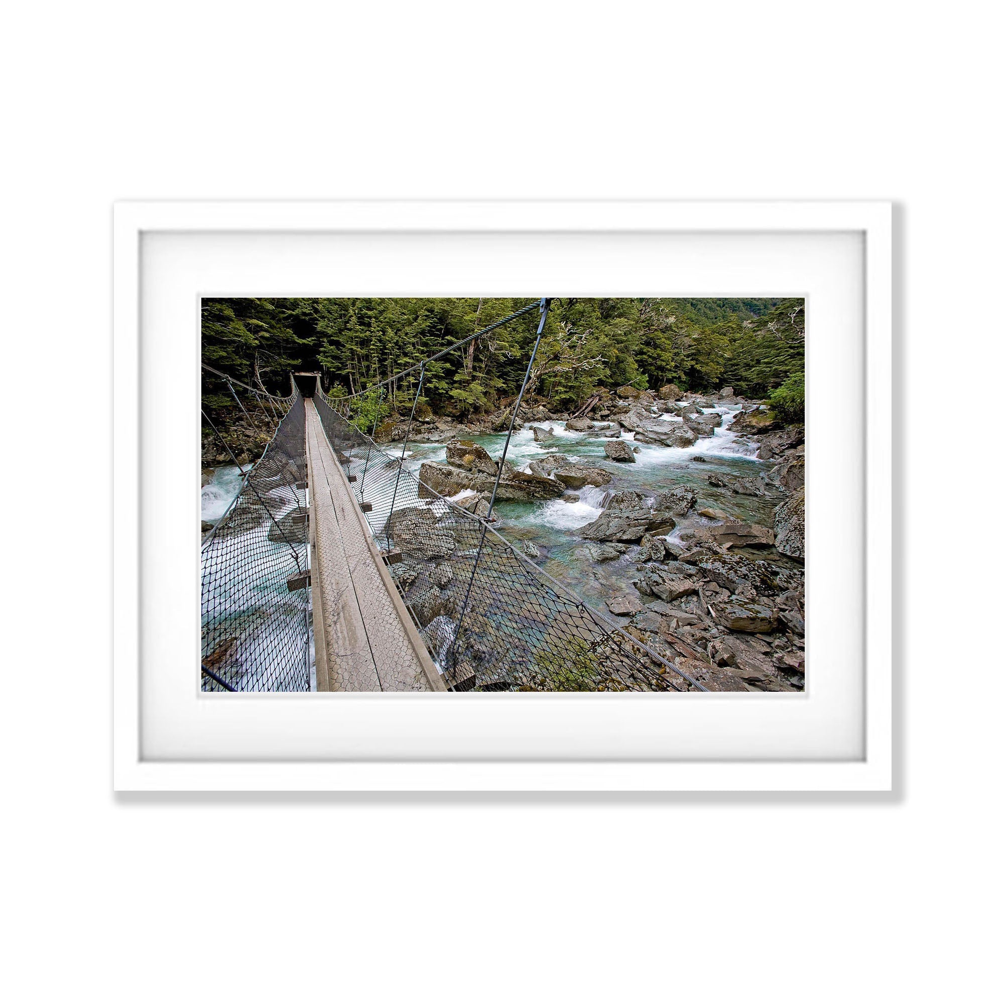 Swing Bridge over the Route Burn, Routeburn Track - New Zealand