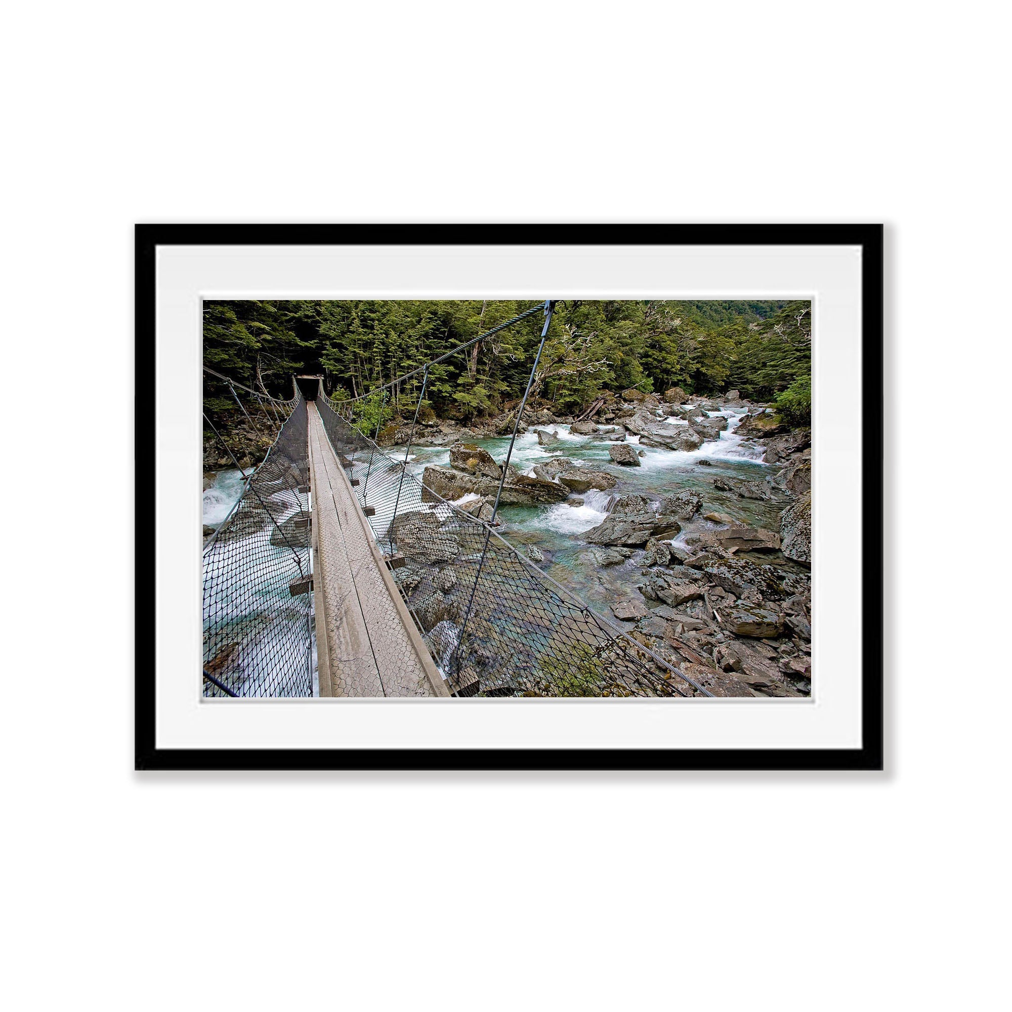 Swing Bridge over the Route Burn, Routeburn Track - New Zealand