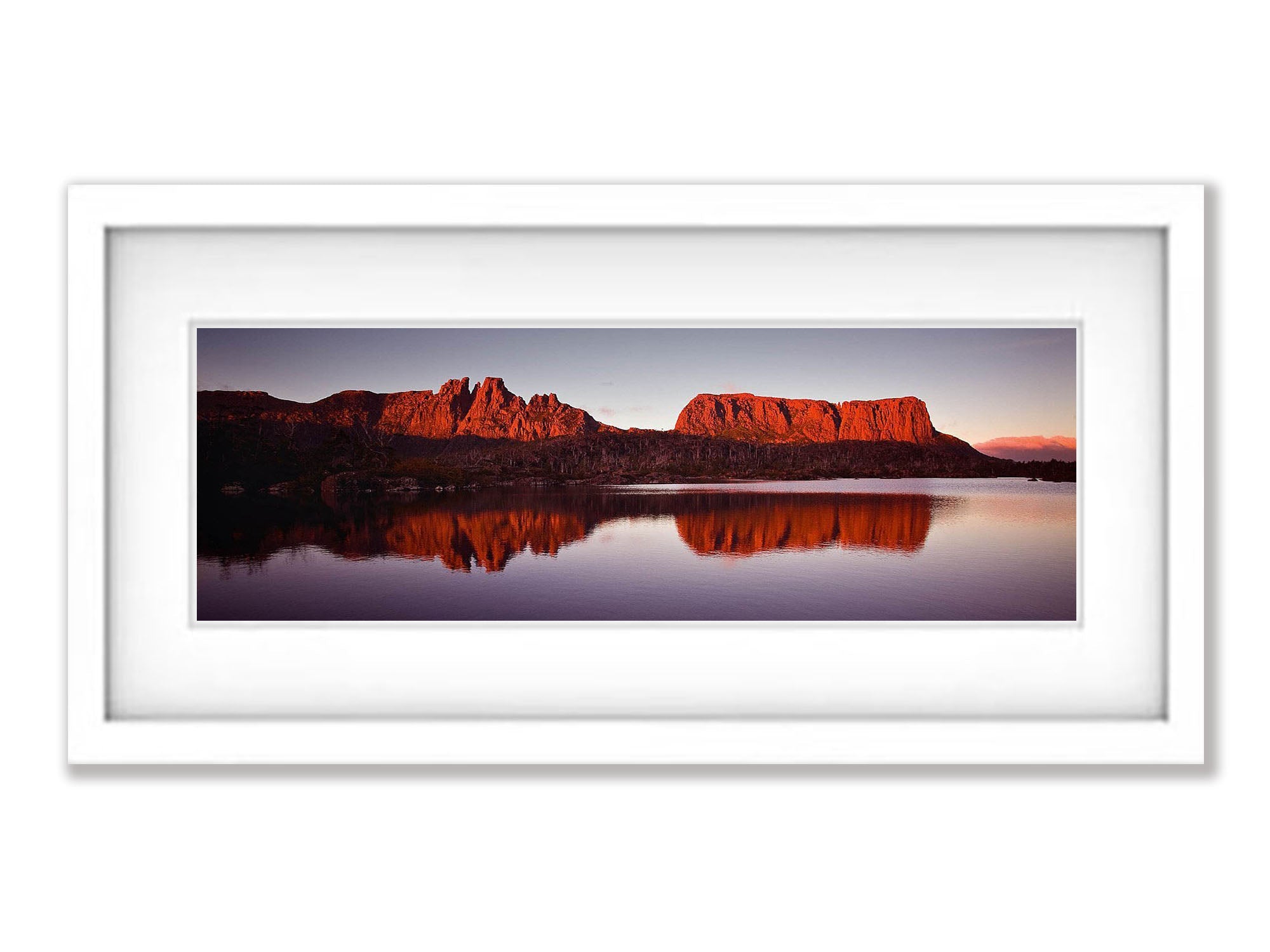 The Acropolis reflected in Lake Elysia, Cradle Mountain, Tasmania