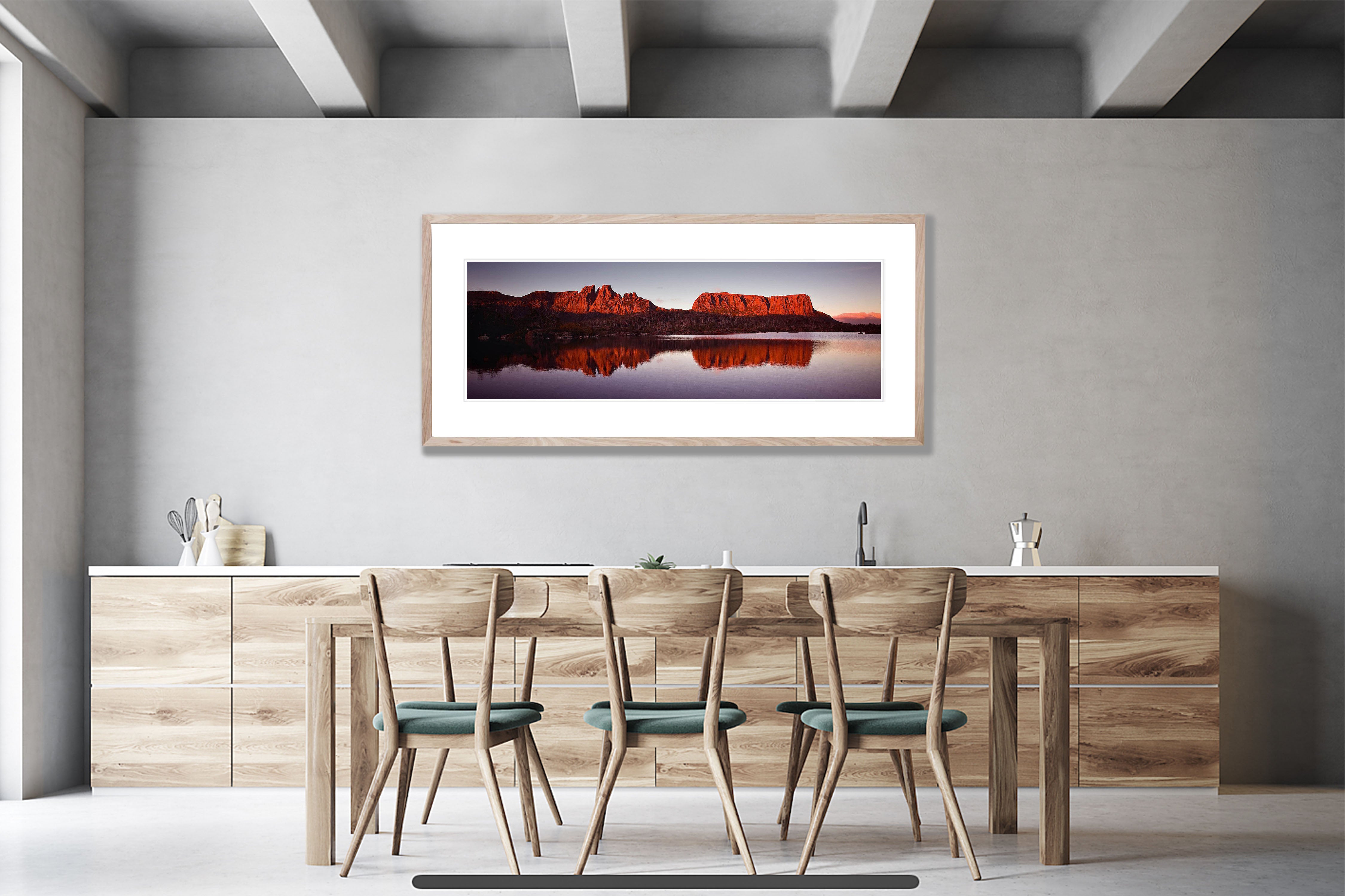 The Acropolis reflected in Lake Elysia, Cradle Mountain, Tasmania