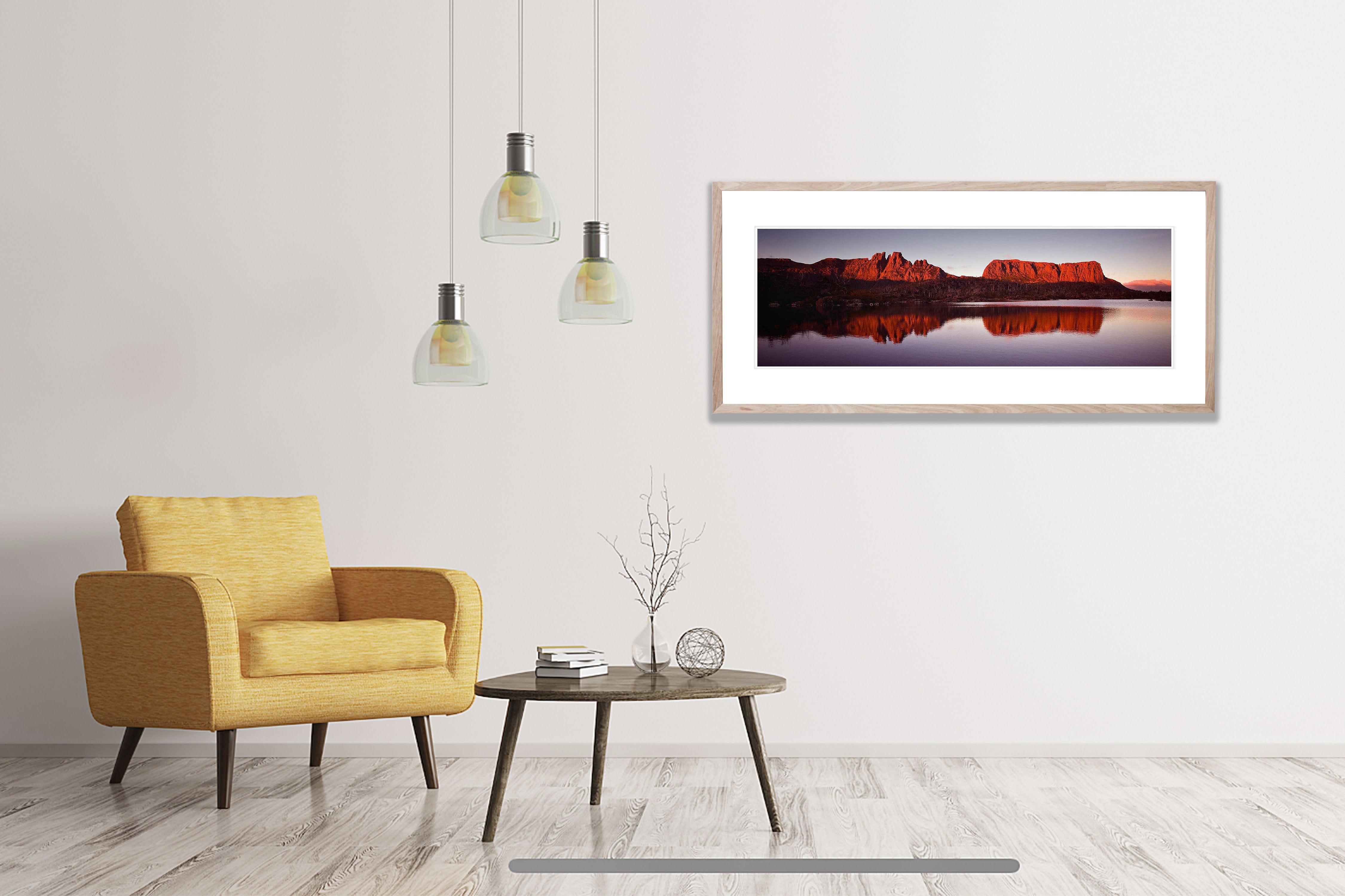 The Acropolis reflected in Lake Elysia, Cradle Mountain, Tasmania