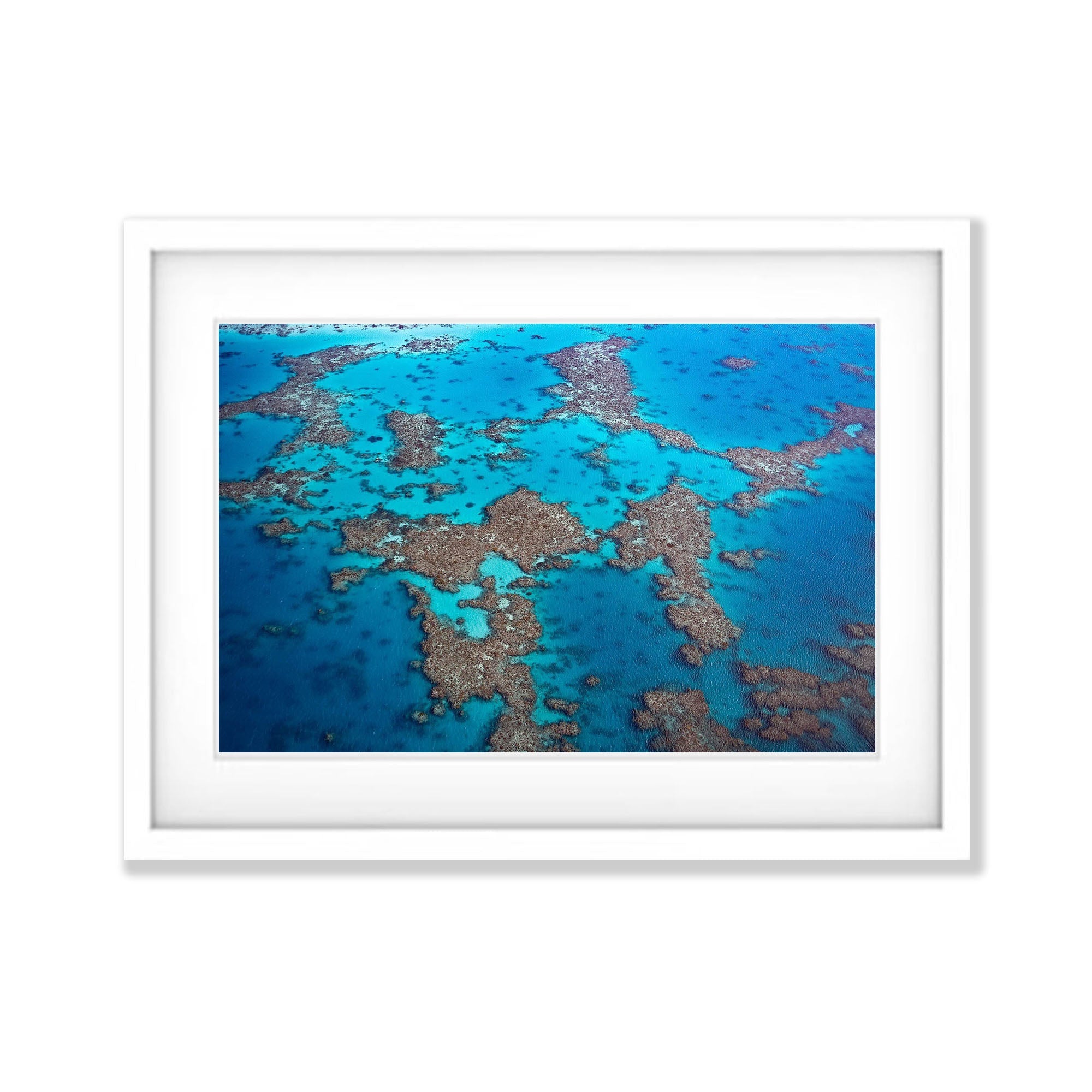The Great Barrier Reef from above, Far North Queensland