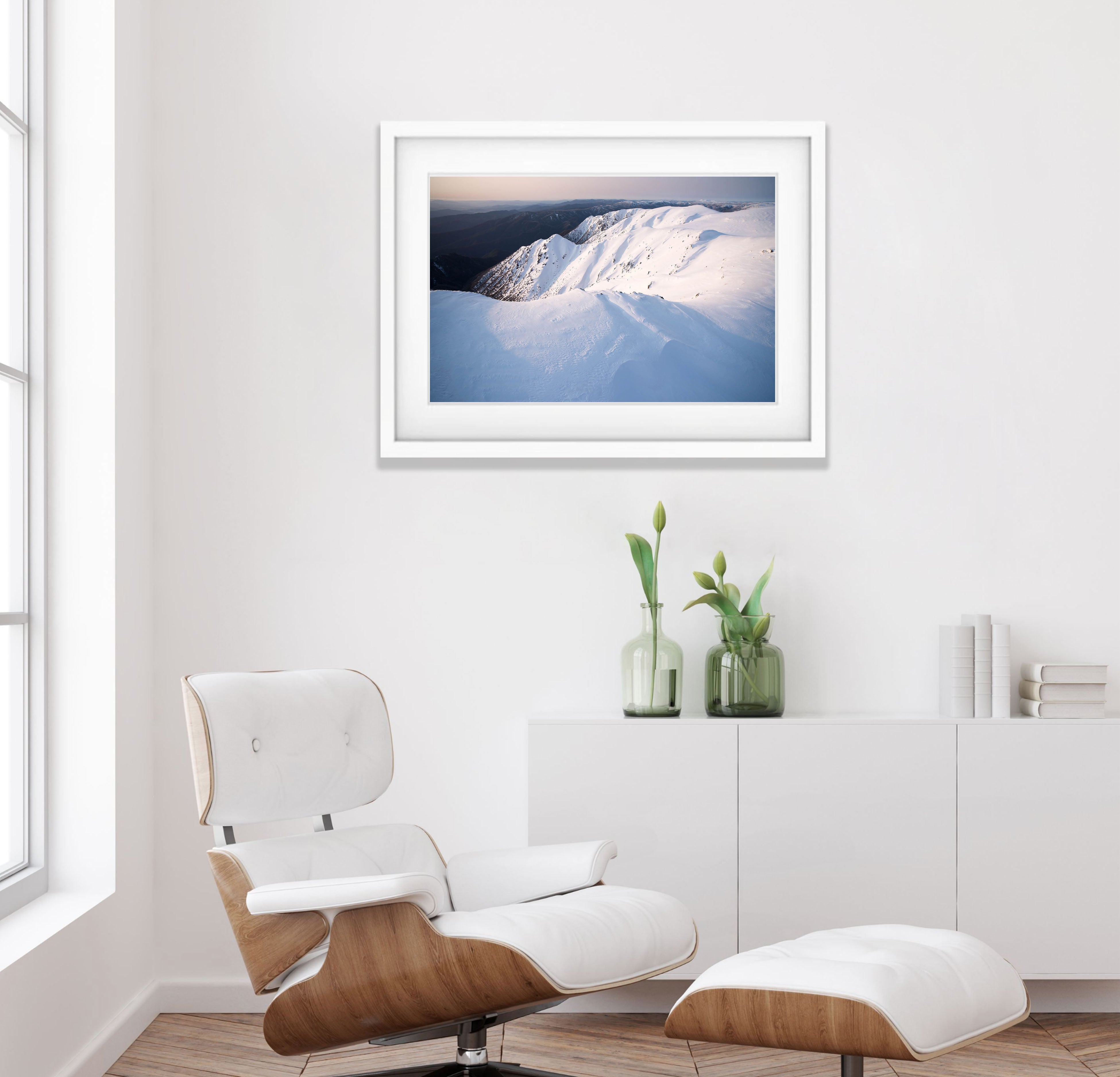 The Sentinel in winter snow, Snowy Mountains, New South Wales
