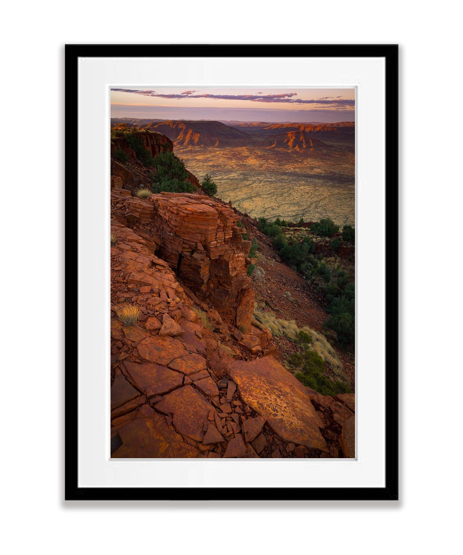 The view from Mount Bruce, Karijini, The Pilbara