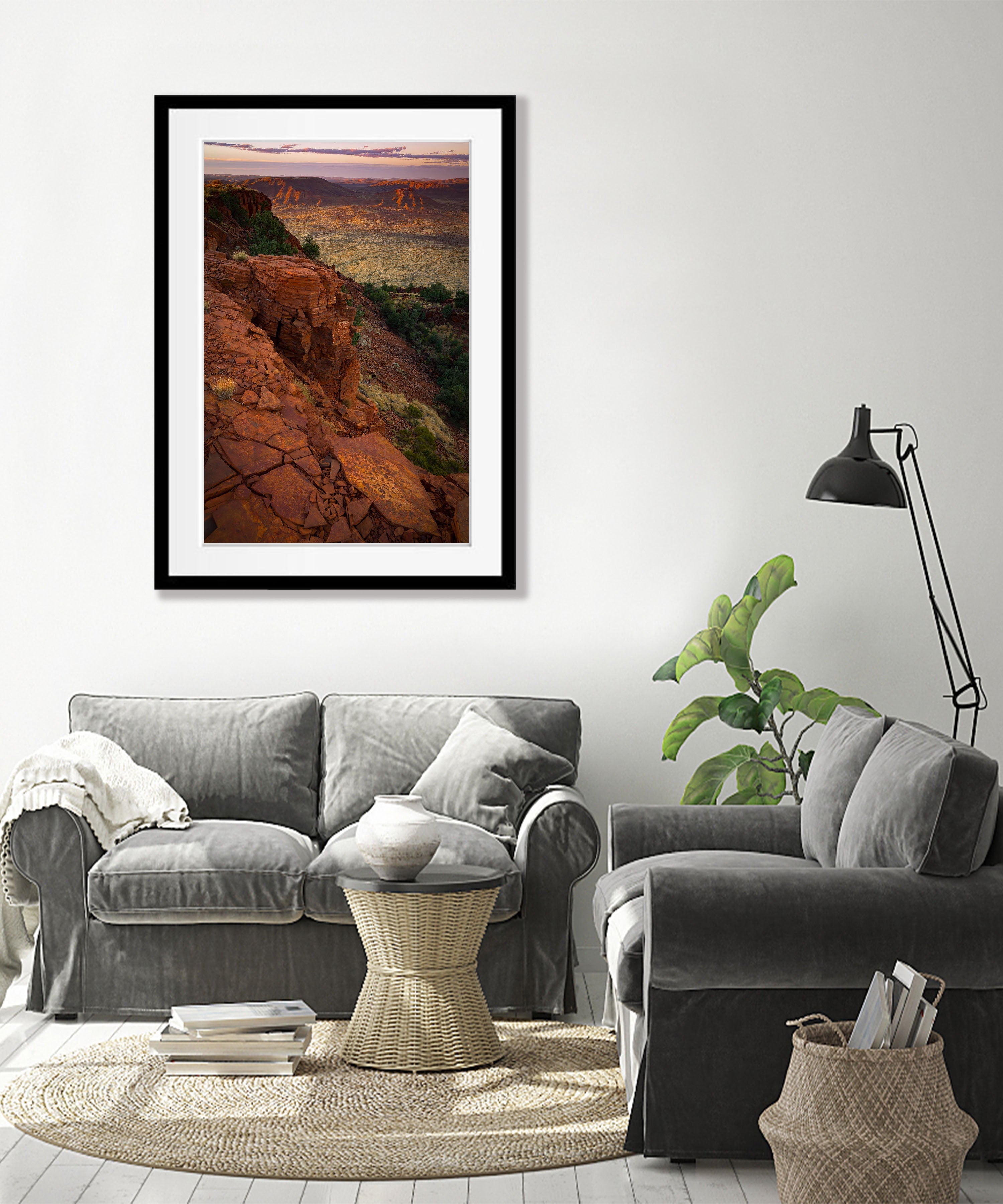 The view from Mount Bruce, Karijini, The Pilbara