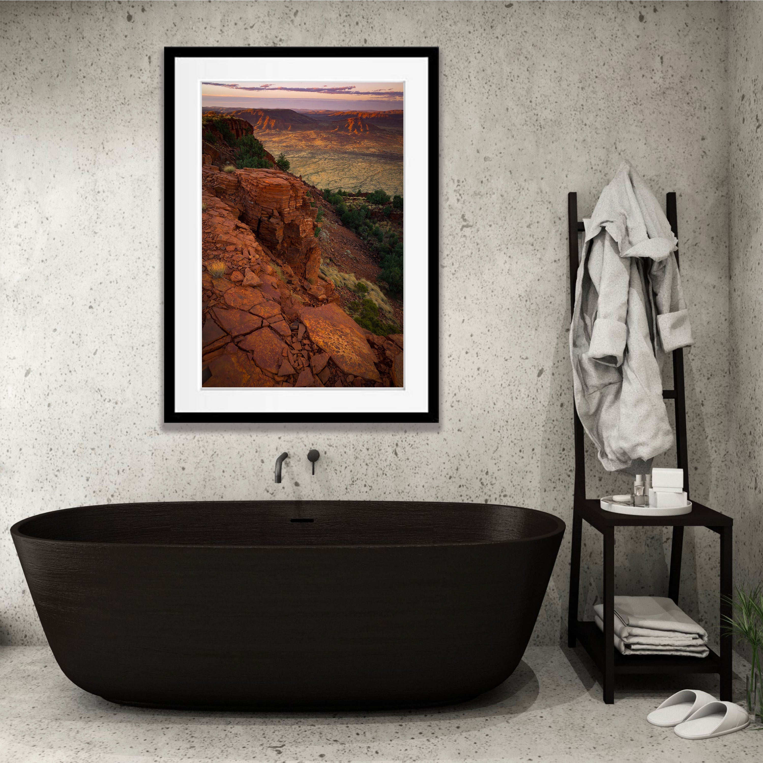 The view from Mount Bruce, Karijini, The Pilbara
