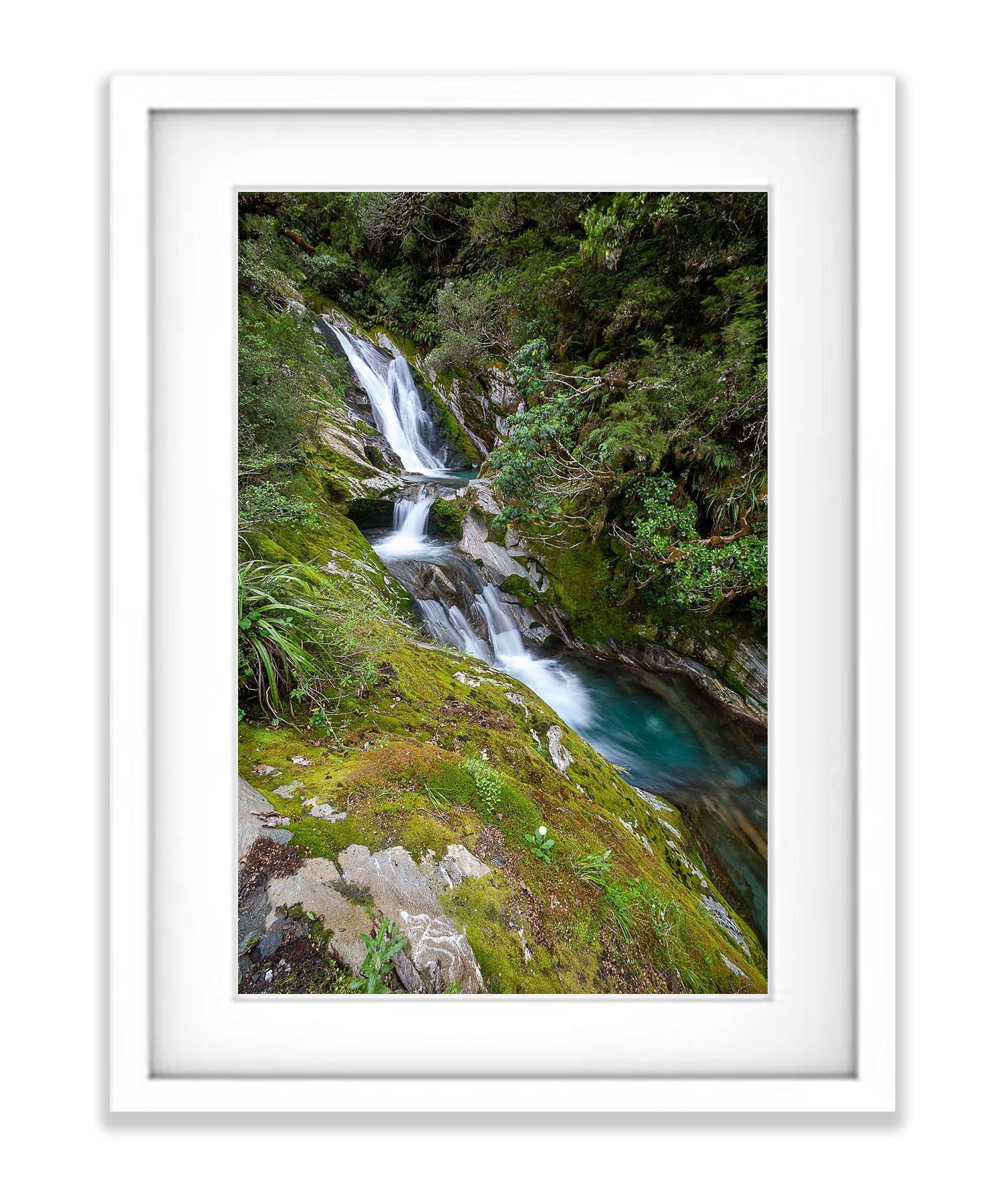 Waterfall, Milford Track - New Zealand