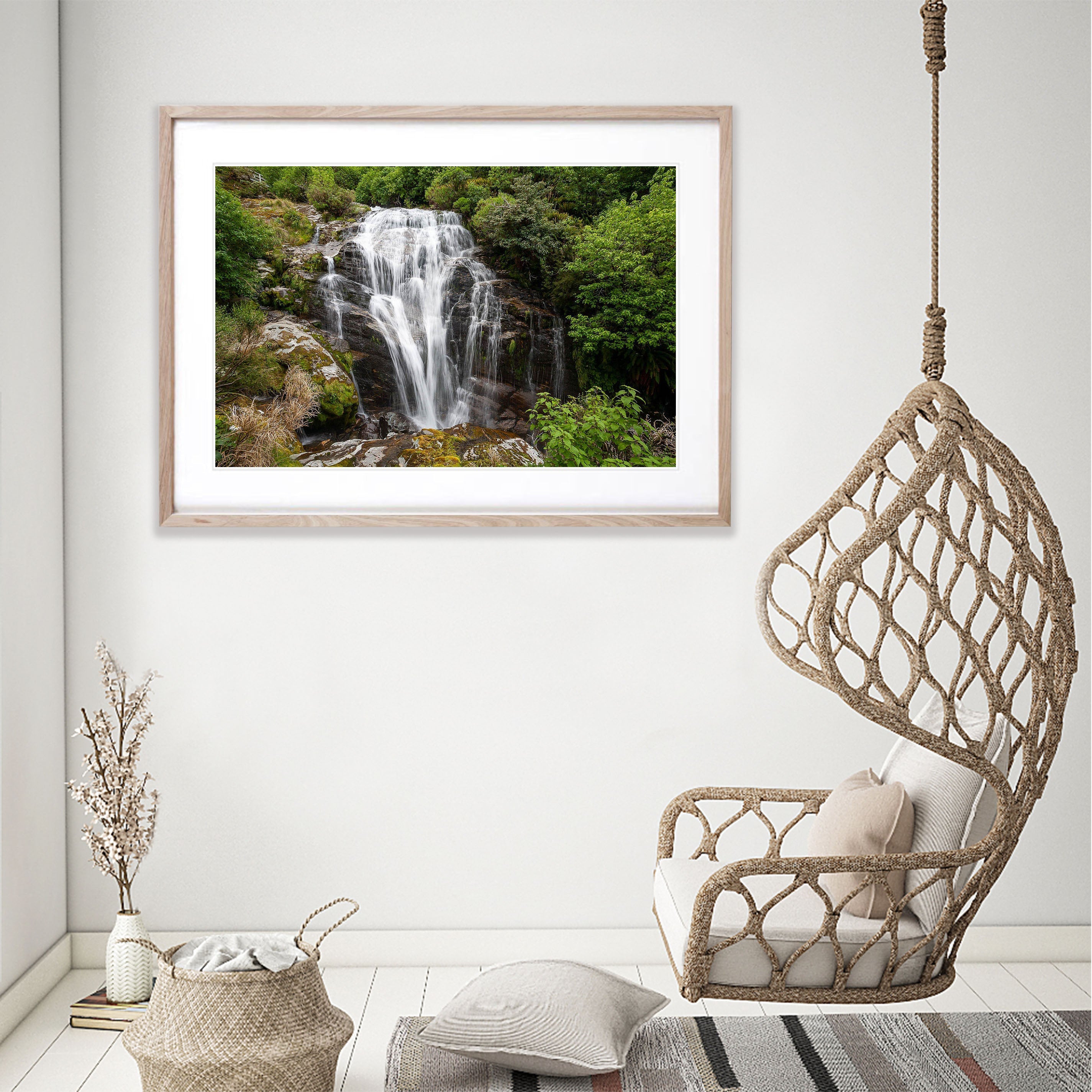 Waterfall, Milford Track - New Zealand