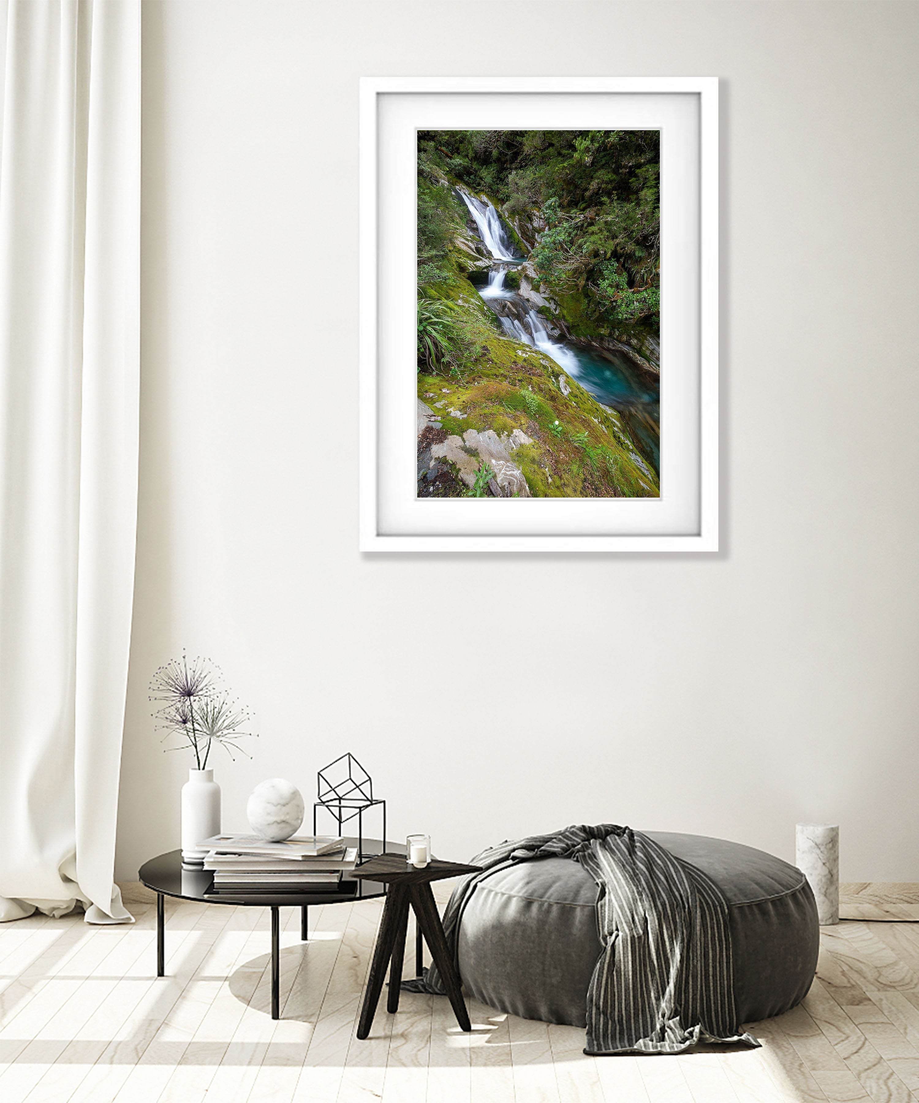 Waterfall, Milford Track - New Zealand