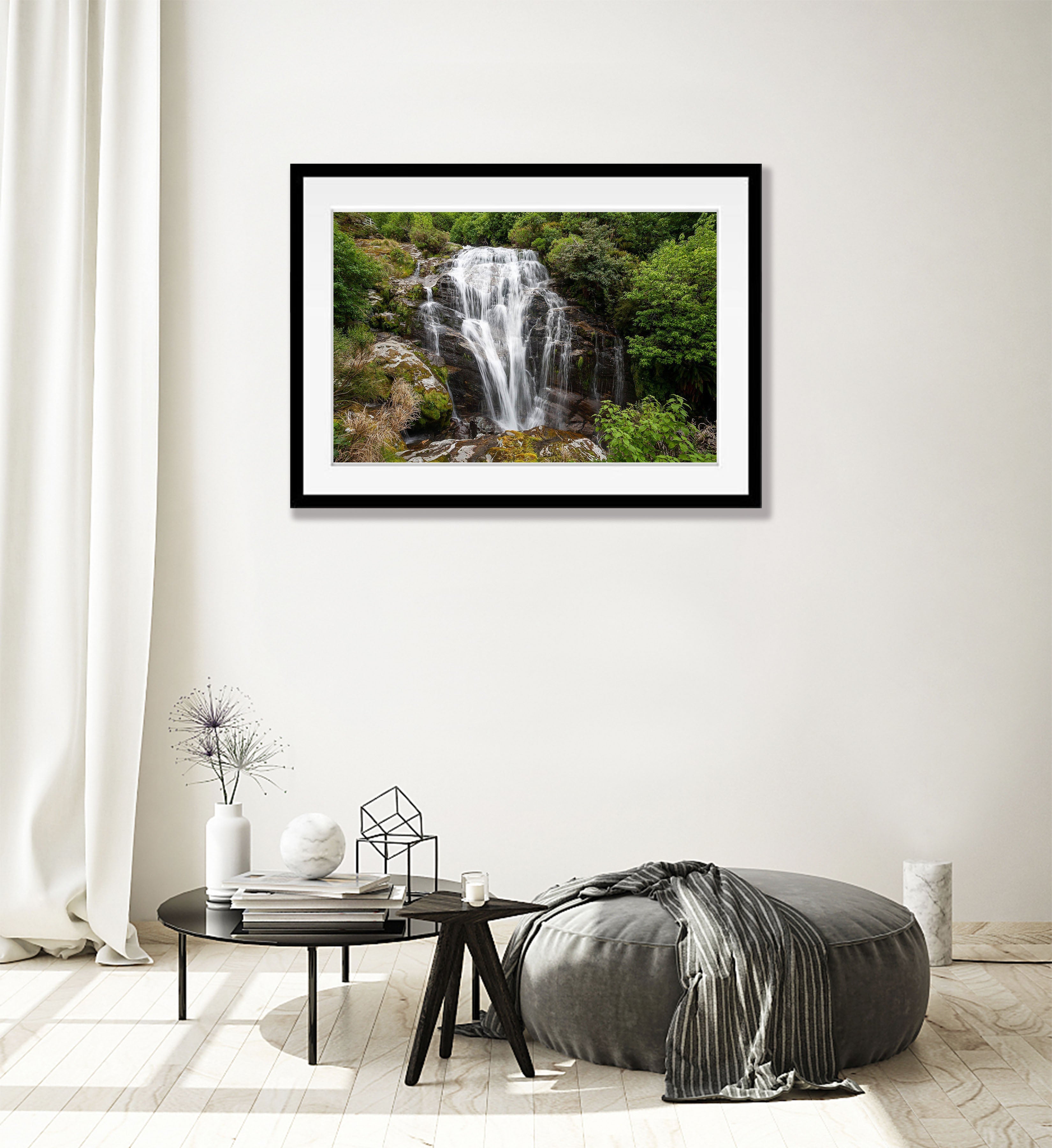 Waterfall, Milford Track - New Zealand