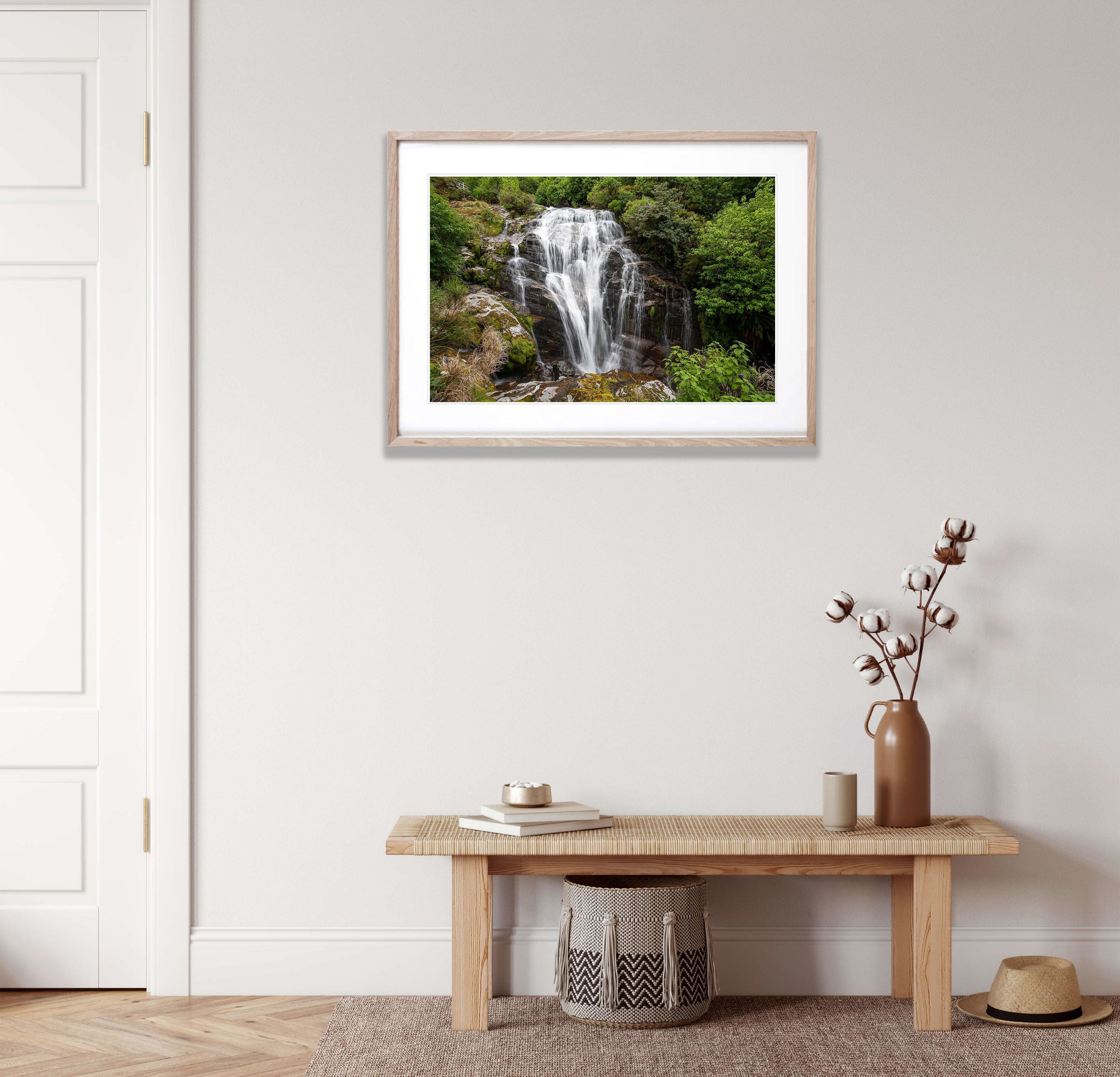 Waterfall, Milford Track - New Zealand