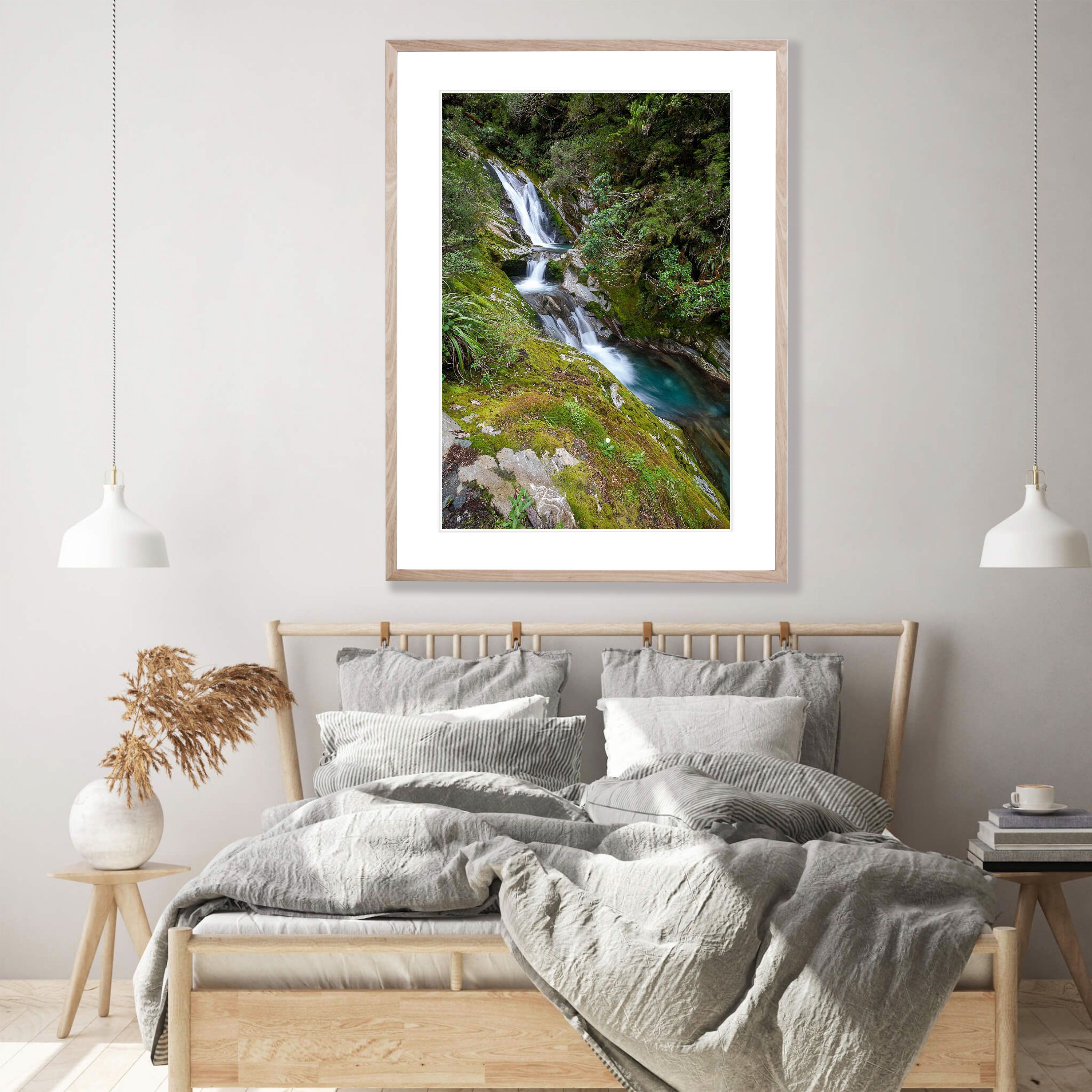 Waterfall, Milford Track - New Zealand