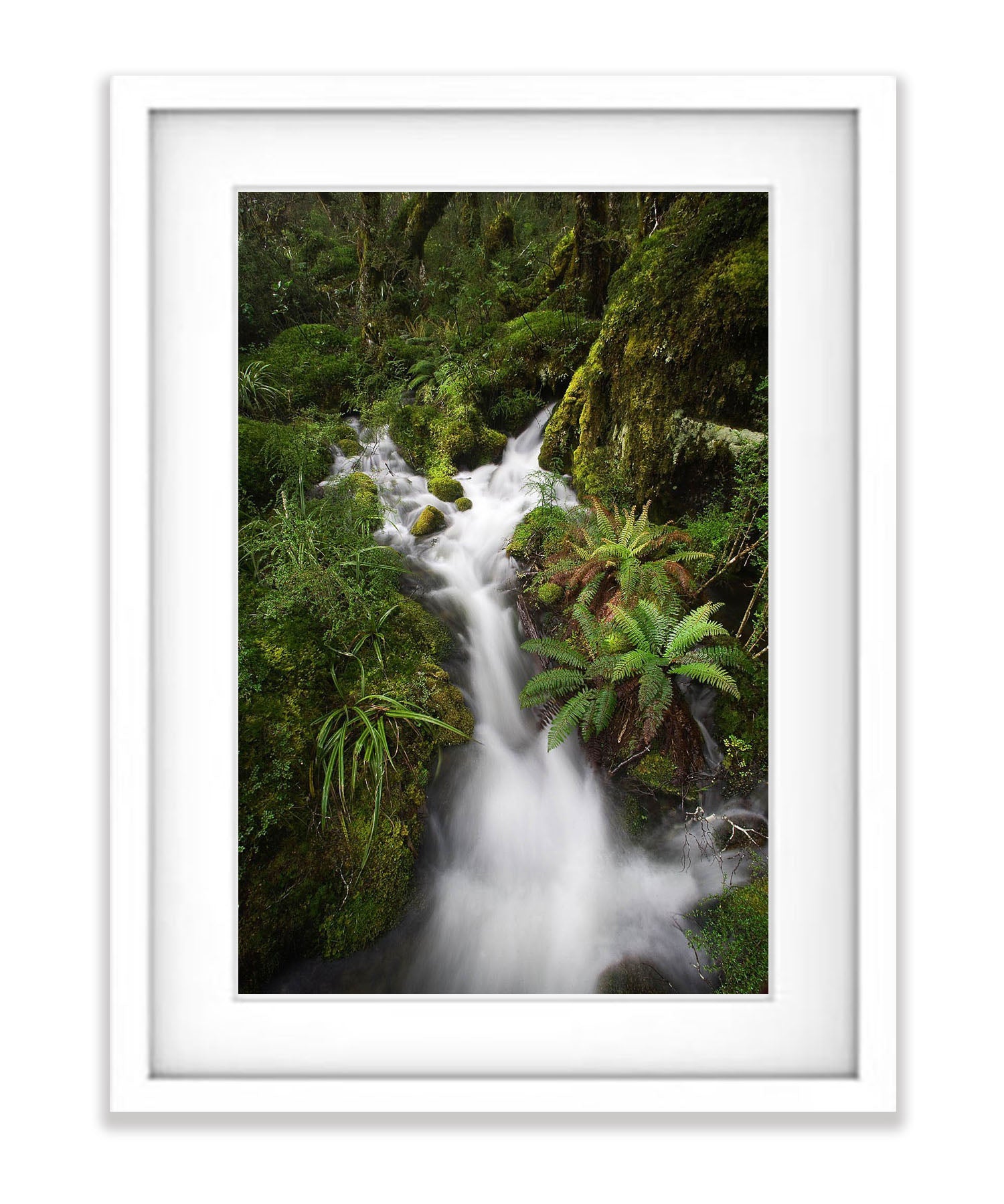 Waterfall, Routeburn Track - New Zealand