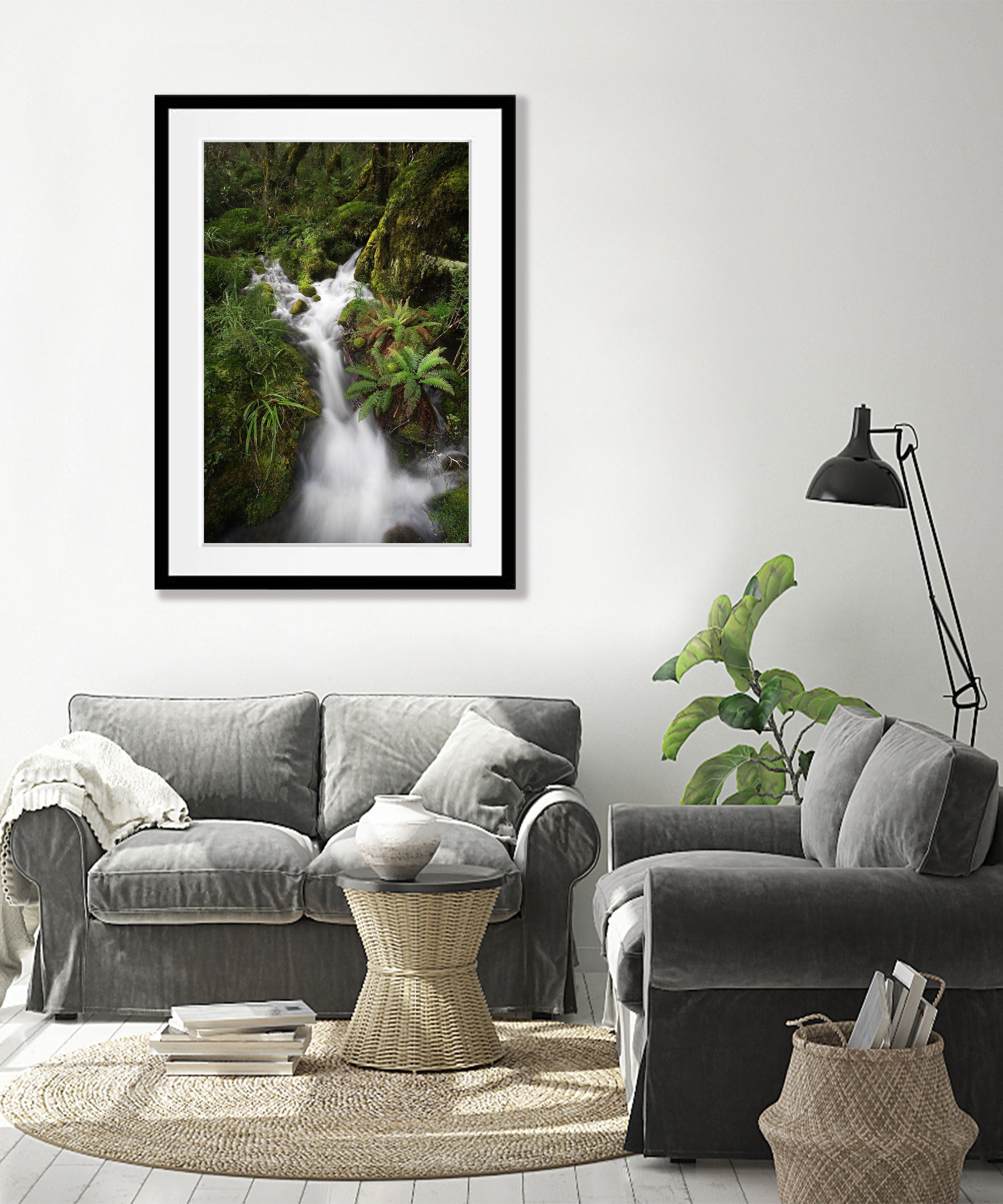 Waterfall, Routeburn Track - New Zealand